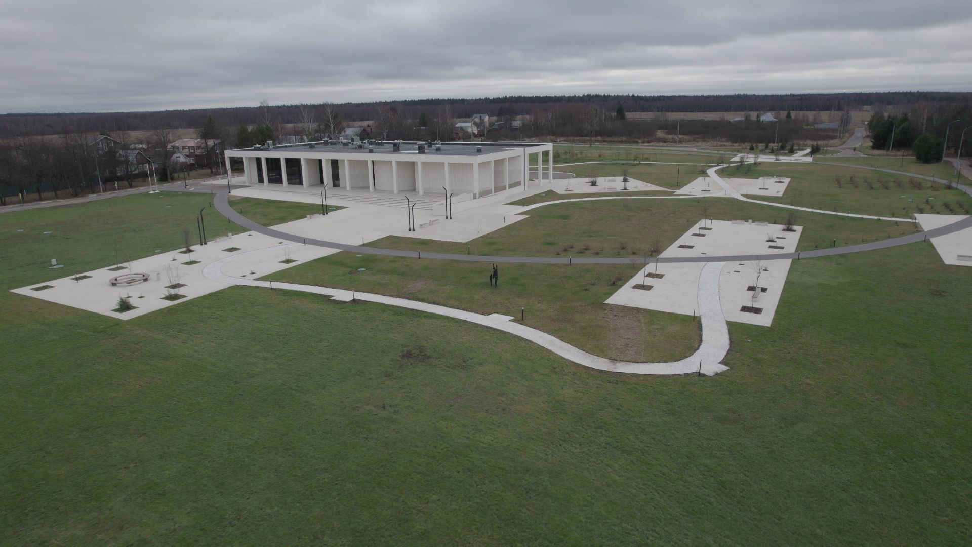 видео с коптера, руза, музей,