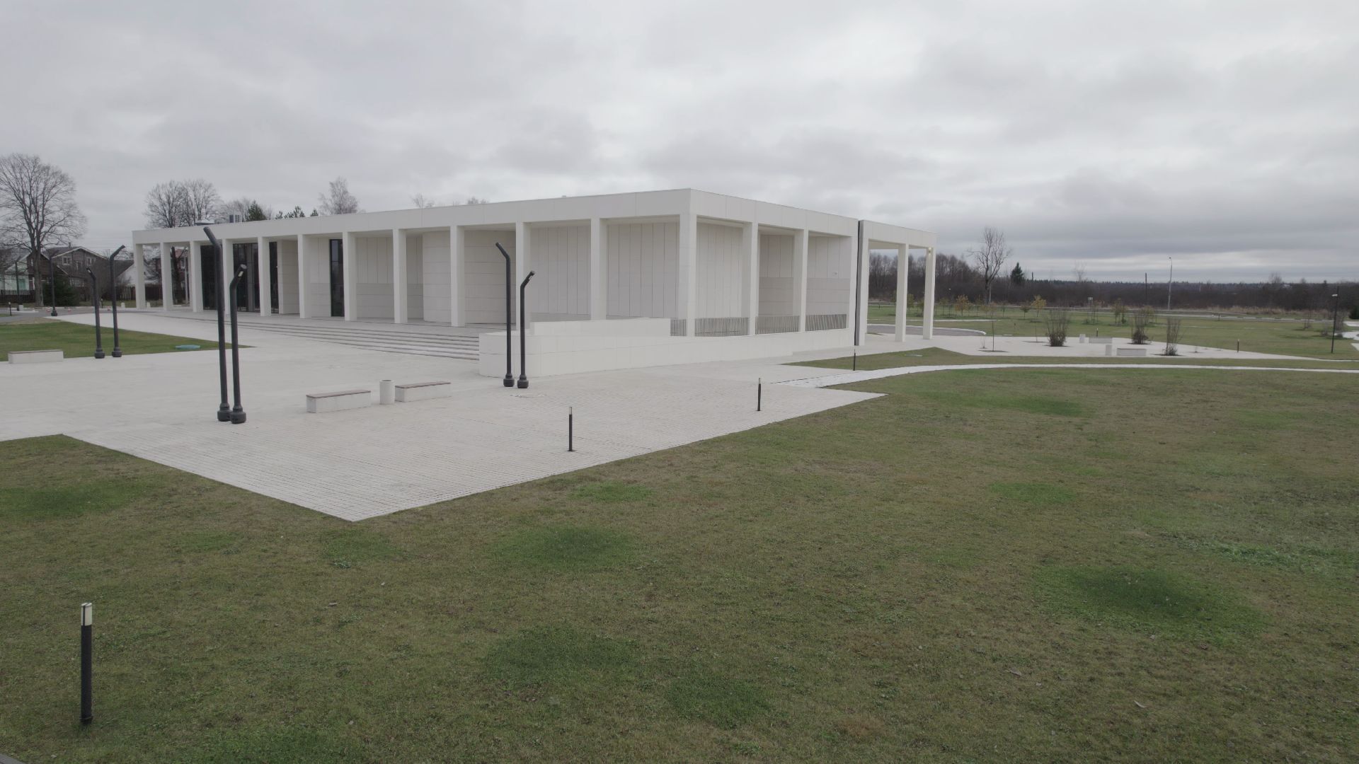 видео с коптера, руза, музей,