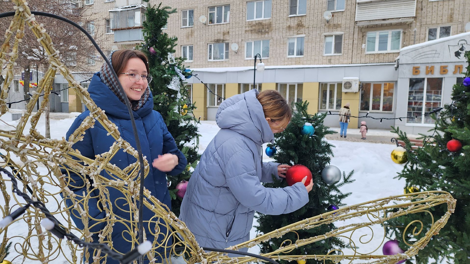 новый год, инсталляция, истра, вертикалки,