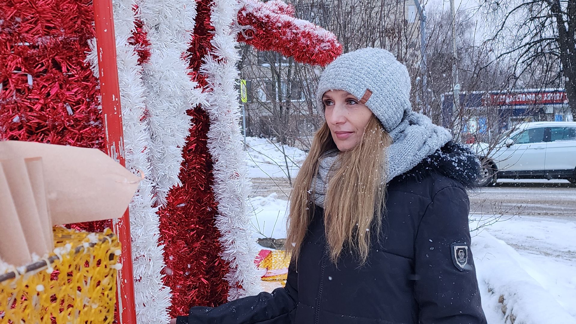 новый год, инсталляция, истра, дед мороз, вертикалки,