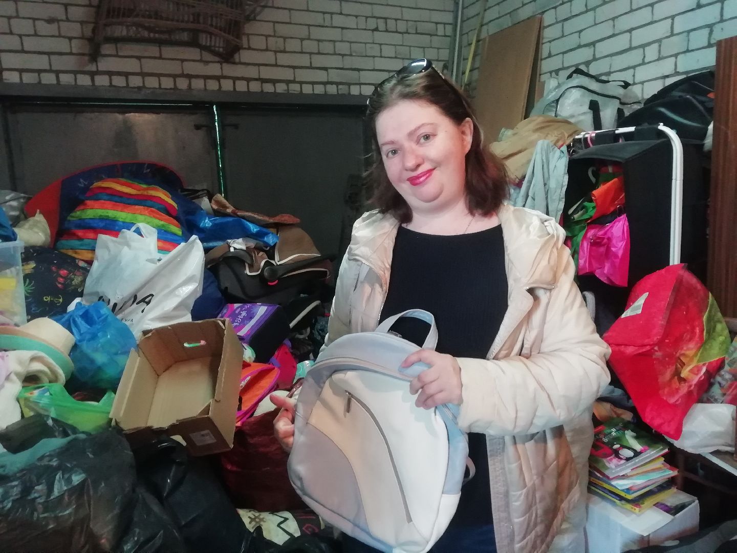 Звенигород, Склад добра, гуманитарная помощь, волонтерская организация, Инна Дрыгина, Наше Подмосковье