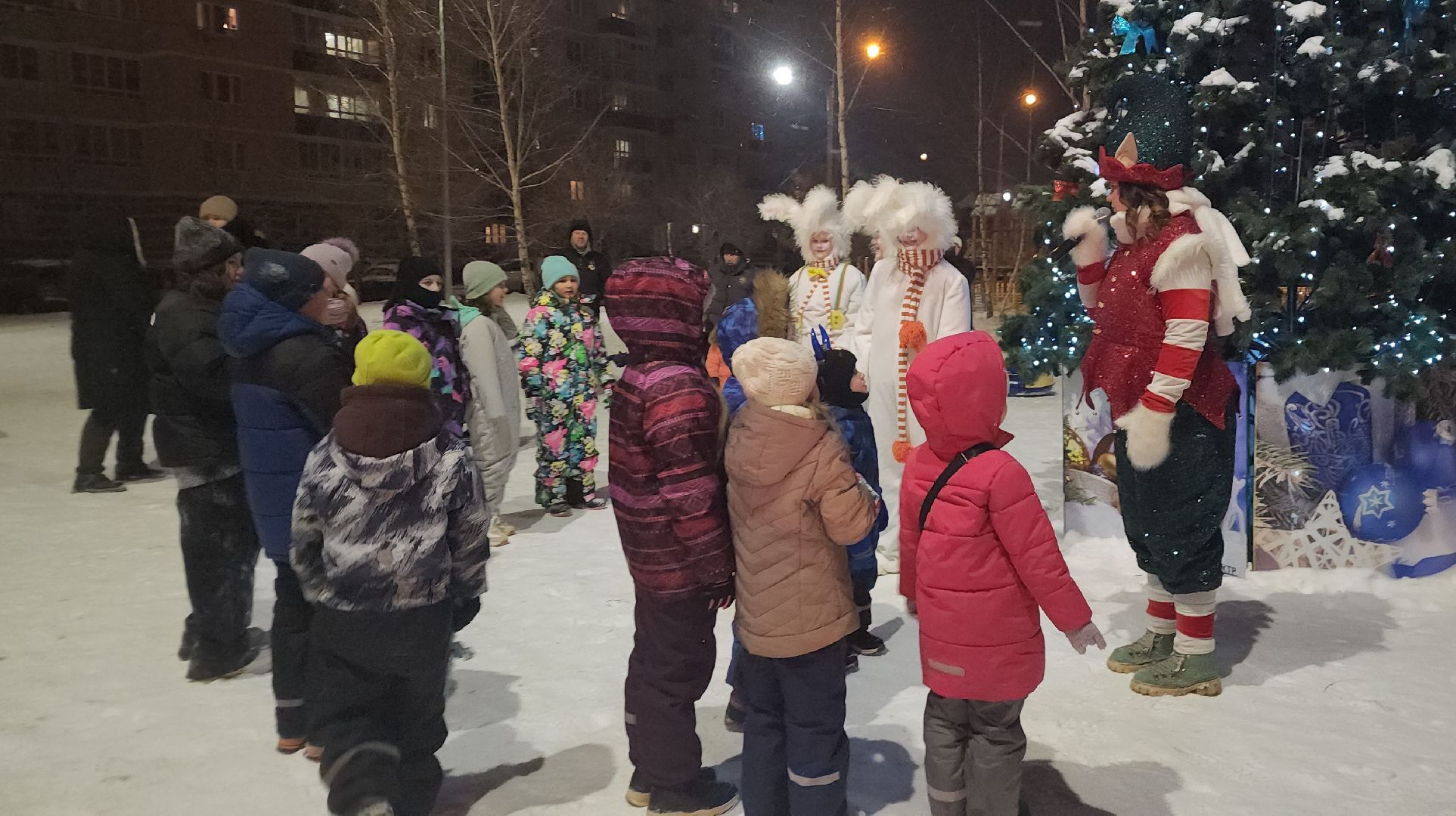 праздник, дети, Зима в Подмосковье, Лосино-Петровский,