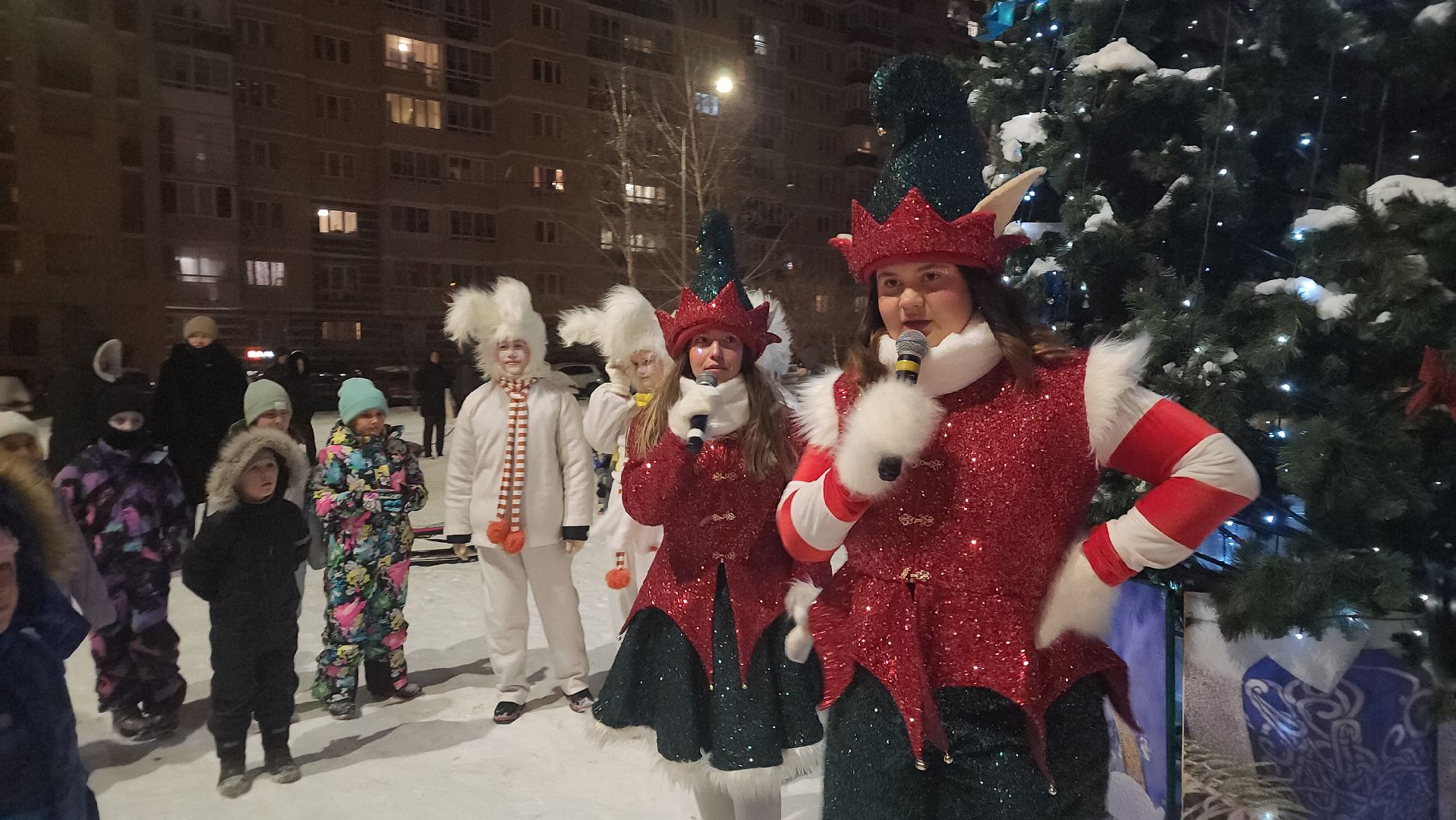 праздник, дети, Зима в Подмосковье, Лосино-Петровский,