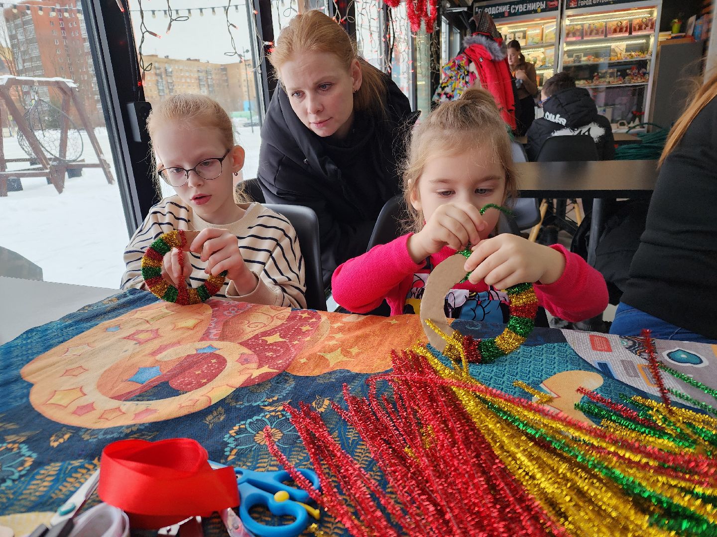 вертикалки, зима в подмосковье, Мероприятие в парке, орехово зуево,новогодние праздники,