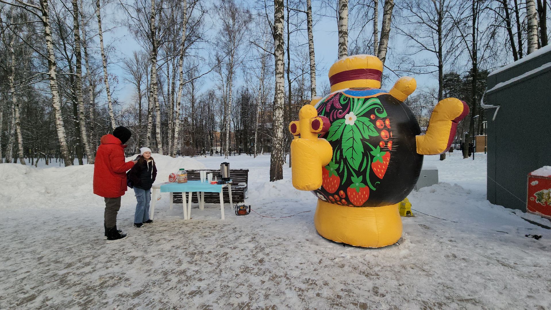 вертикалки, пушкино, центральный парк, самовар, баранки, самоварная станция, дети, семьи,