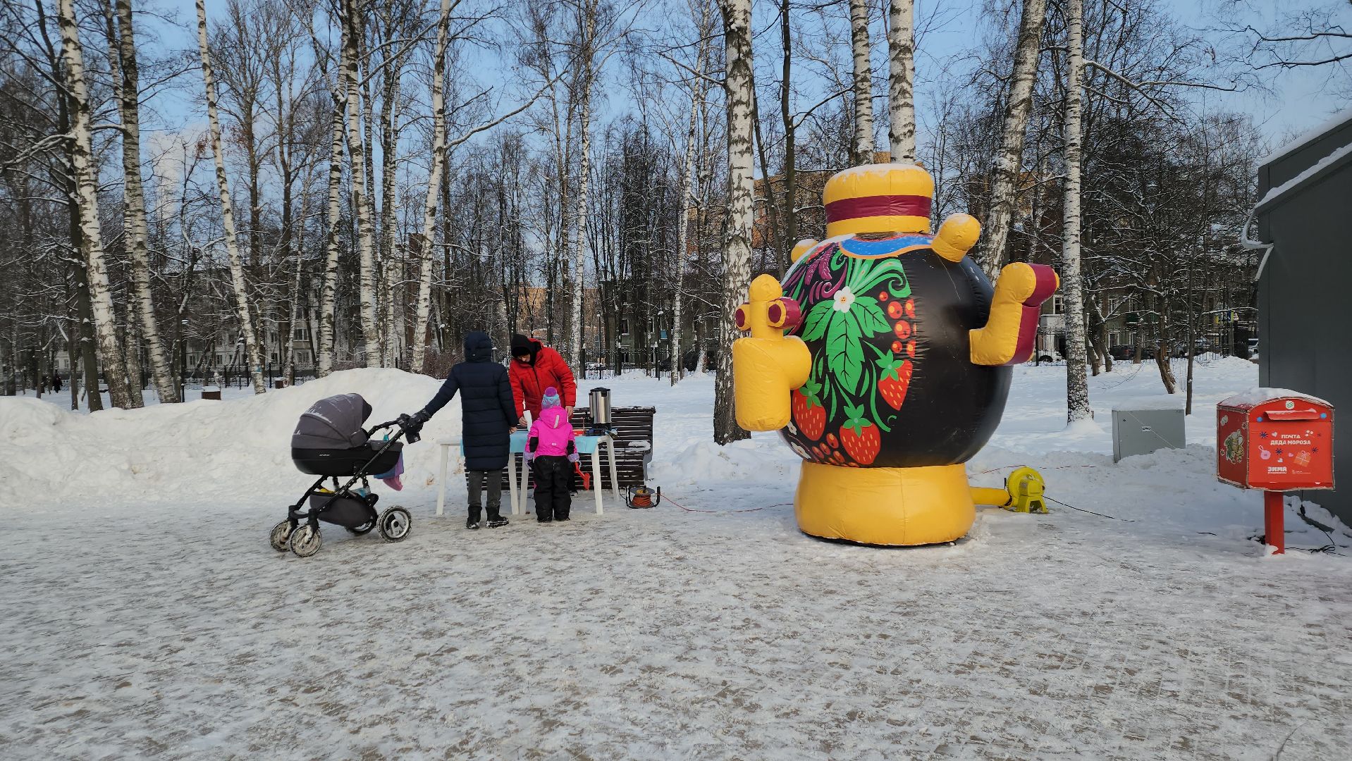 вертикалки, пушкино, центральный парк, самовар, баранки, самоварная станция, дети, семьи,