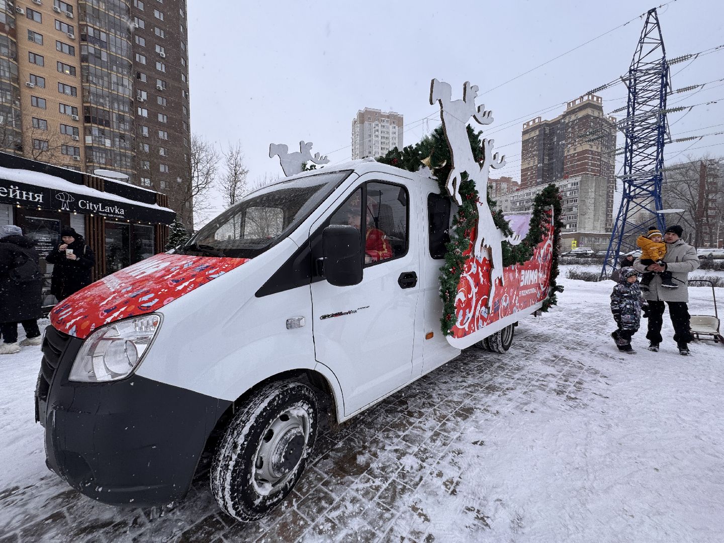 Одинцово, Гостиная деда мороза, почта деда мороза, вертикалка,