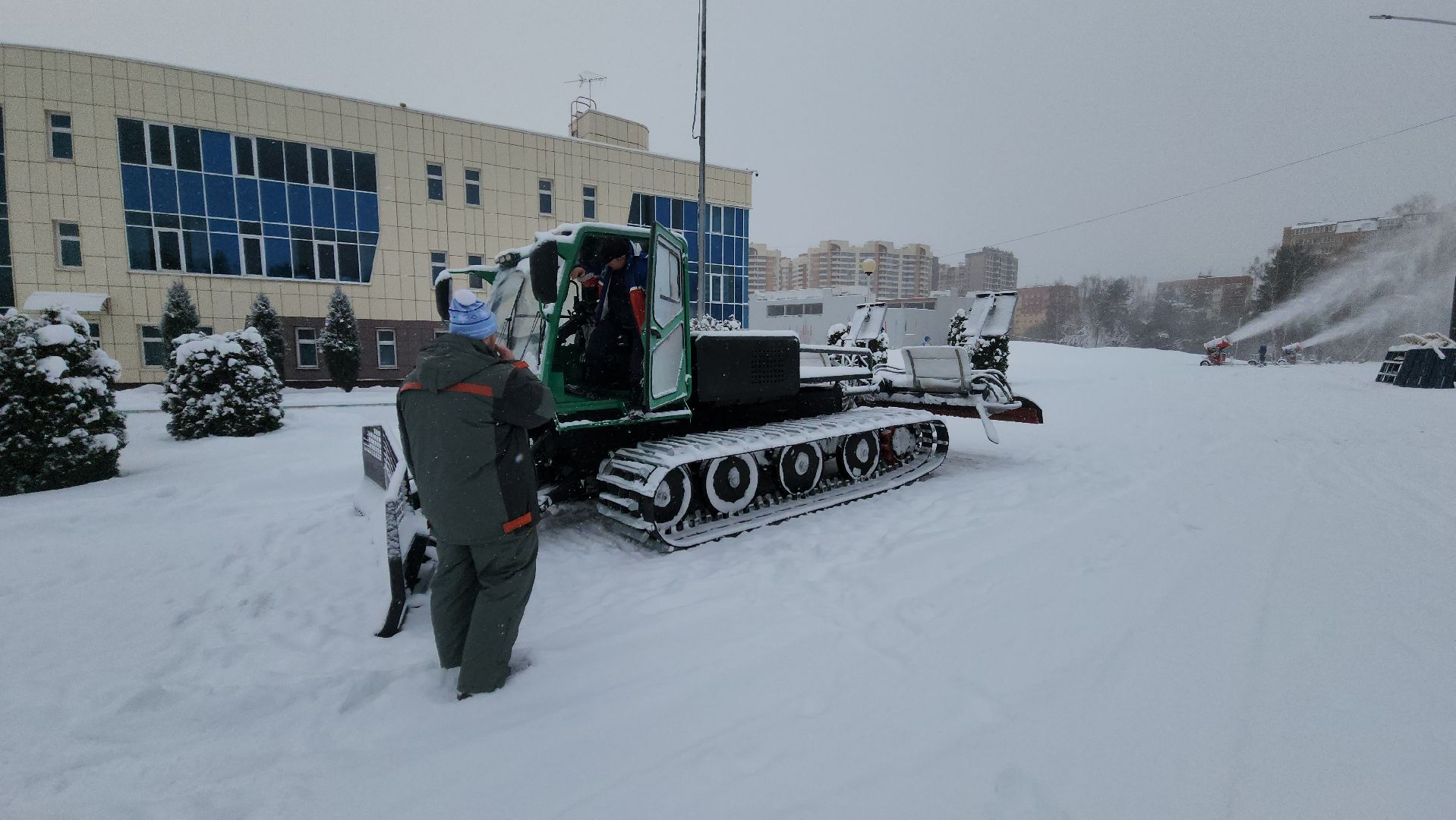 красногорск, зоркий, лыжный стадион, ратрак, красногорская лыжня,