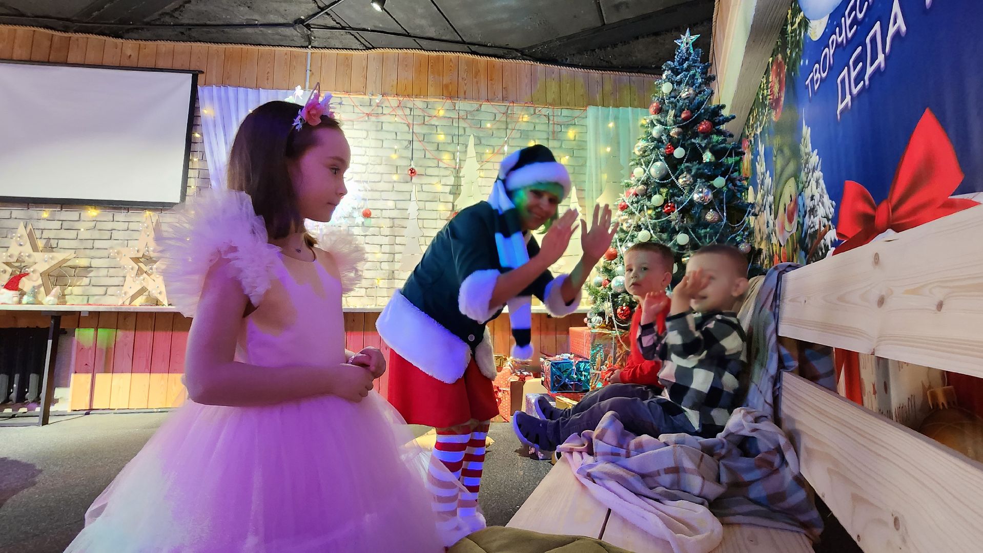 новогодний праздник, дети военнослужащих, дворец молодежи, протвино, цми,
