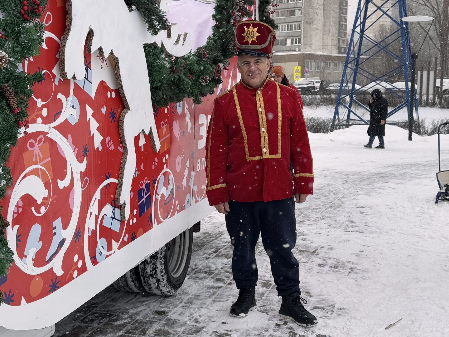 Одинцово, Сани деда мороза, почта деда мороза, вертикалка, вертикальное видео