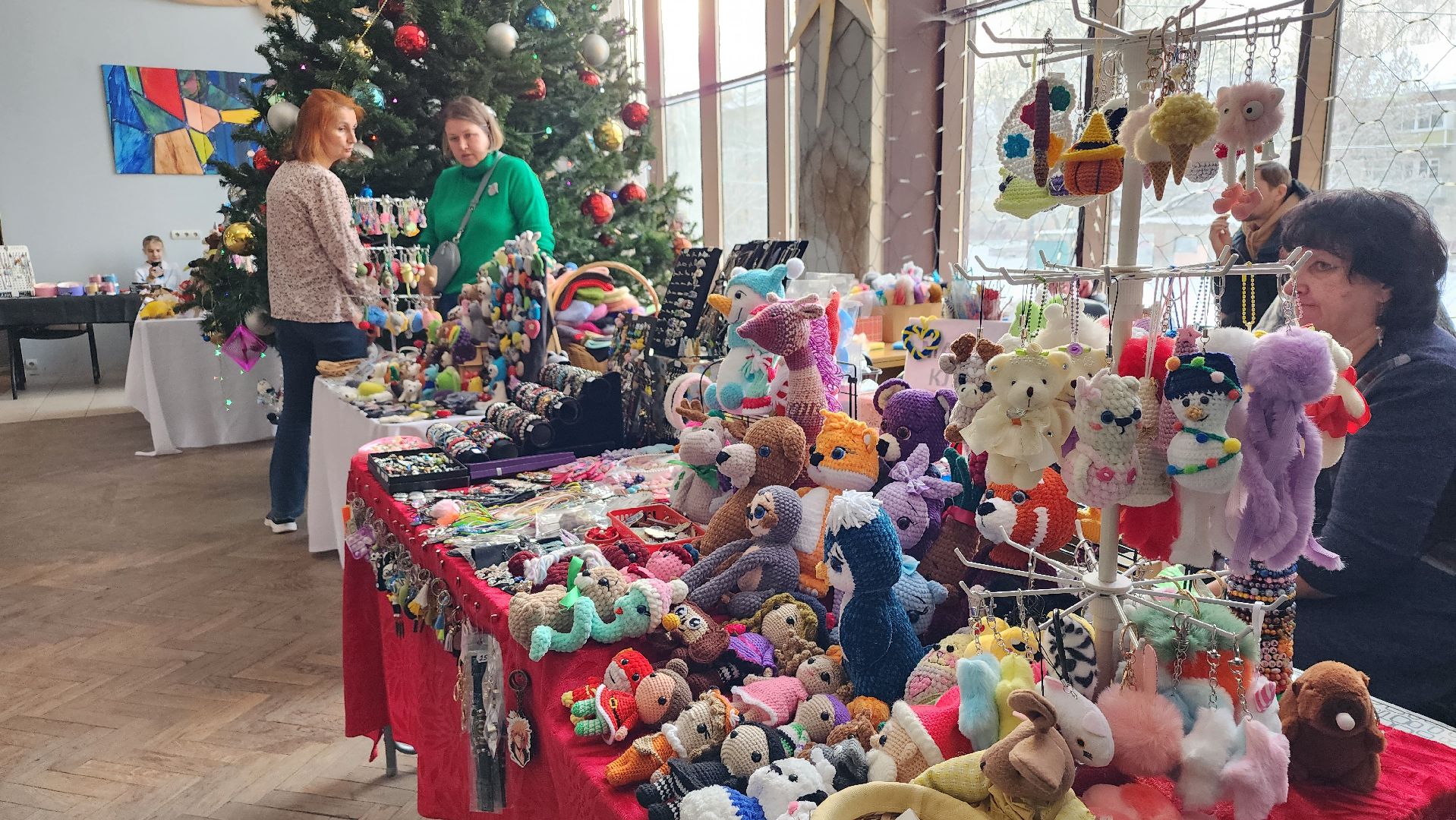 новогодняя ярмарка, ярмарка-продажа, клуб рукодельниц, Старая Купавна, Богородский городской округ, вертикалки
