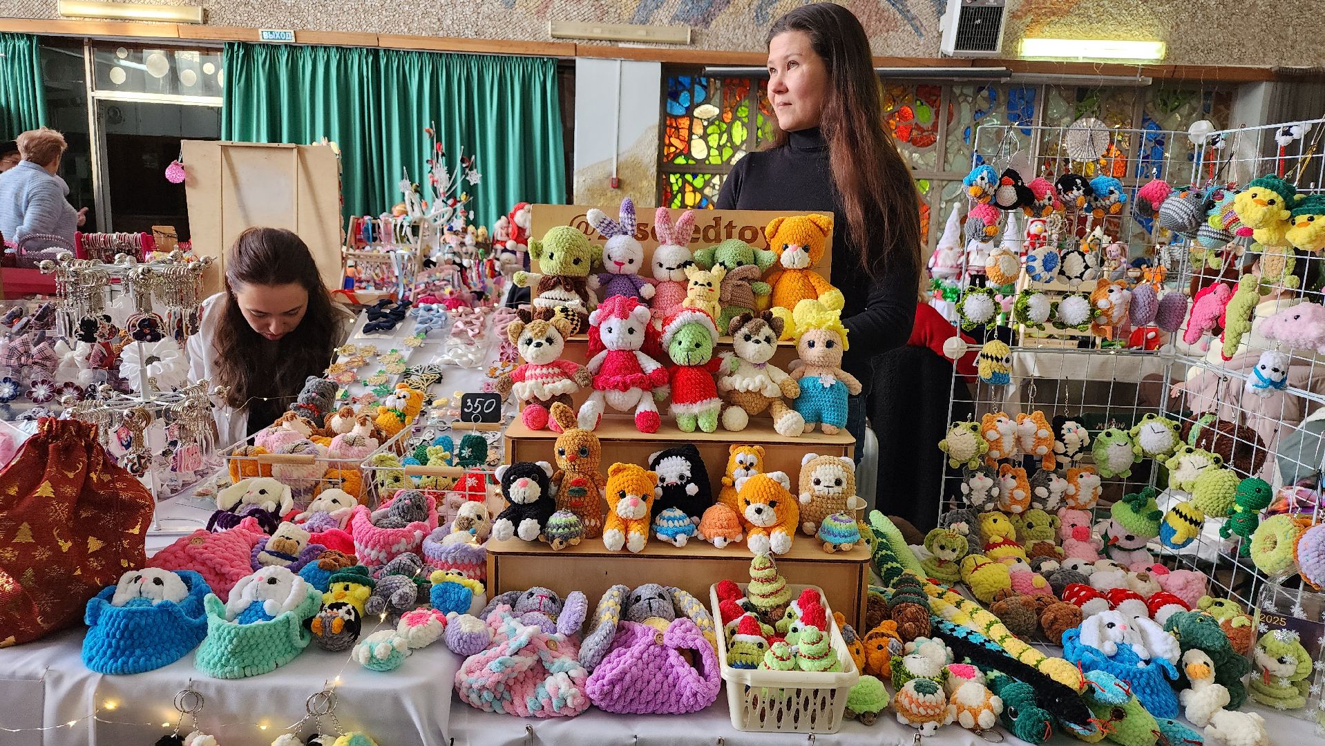 новогодняя ярмарка, ярмарка-продажа, клуб рукодельниц, Старая Купавна, Богородский городской округ, вертикалки