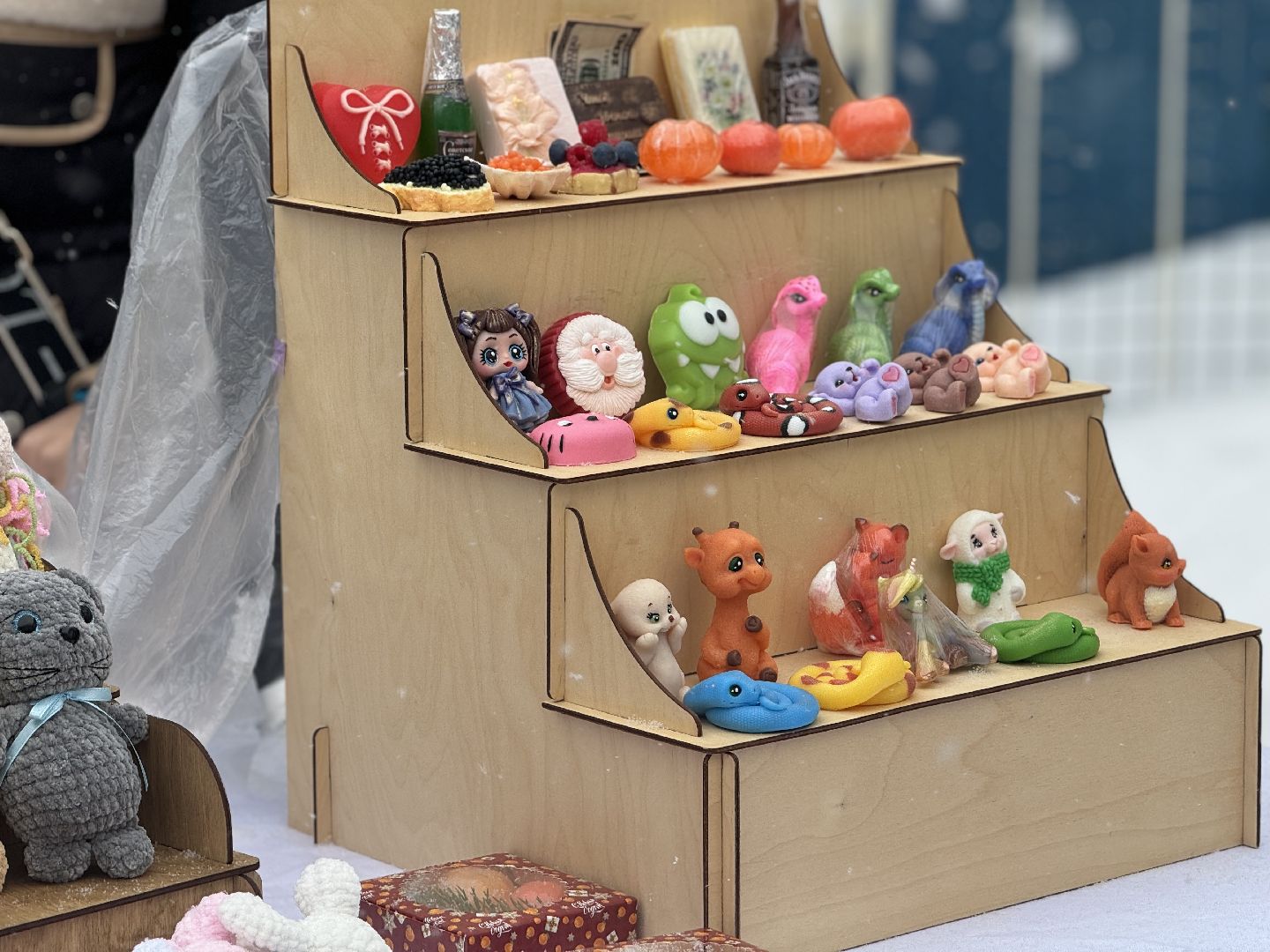 зима в подмомсковье, парки баранки, клоун Алекс, самоварная станция,Новогодняя ярмарка,праздничное мероприятие,