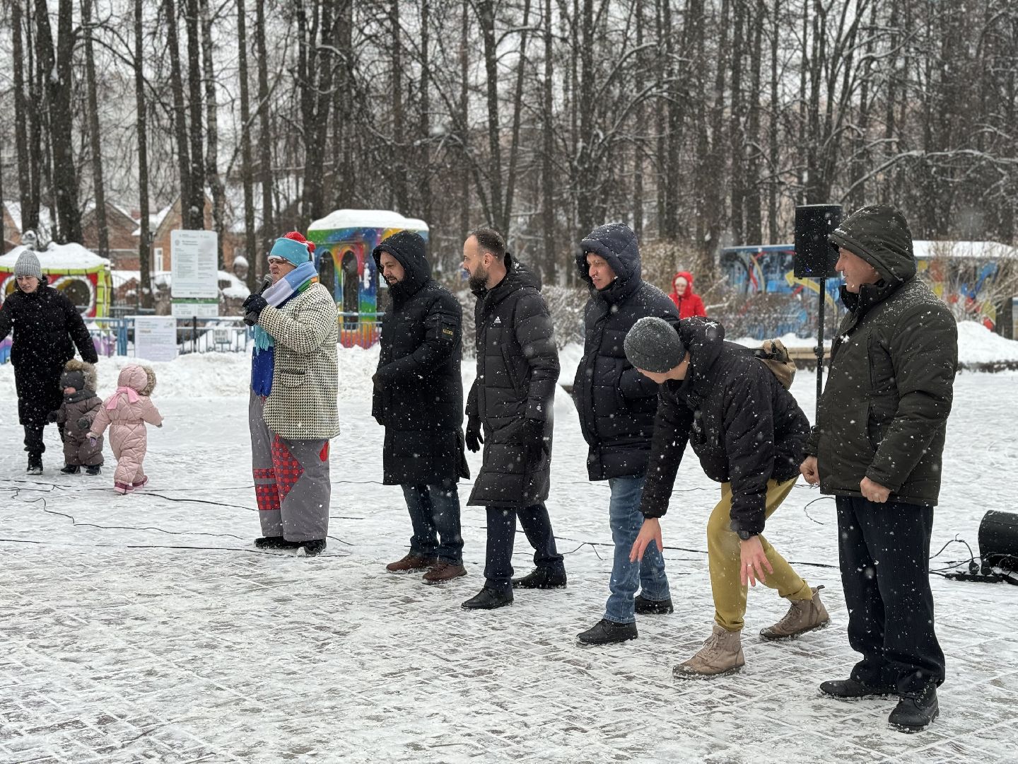 зима в подмомсковье, парки баранки, клоун Алекс, самоварная станция,Новогодняя ярмарка,праздничное мероприятие,