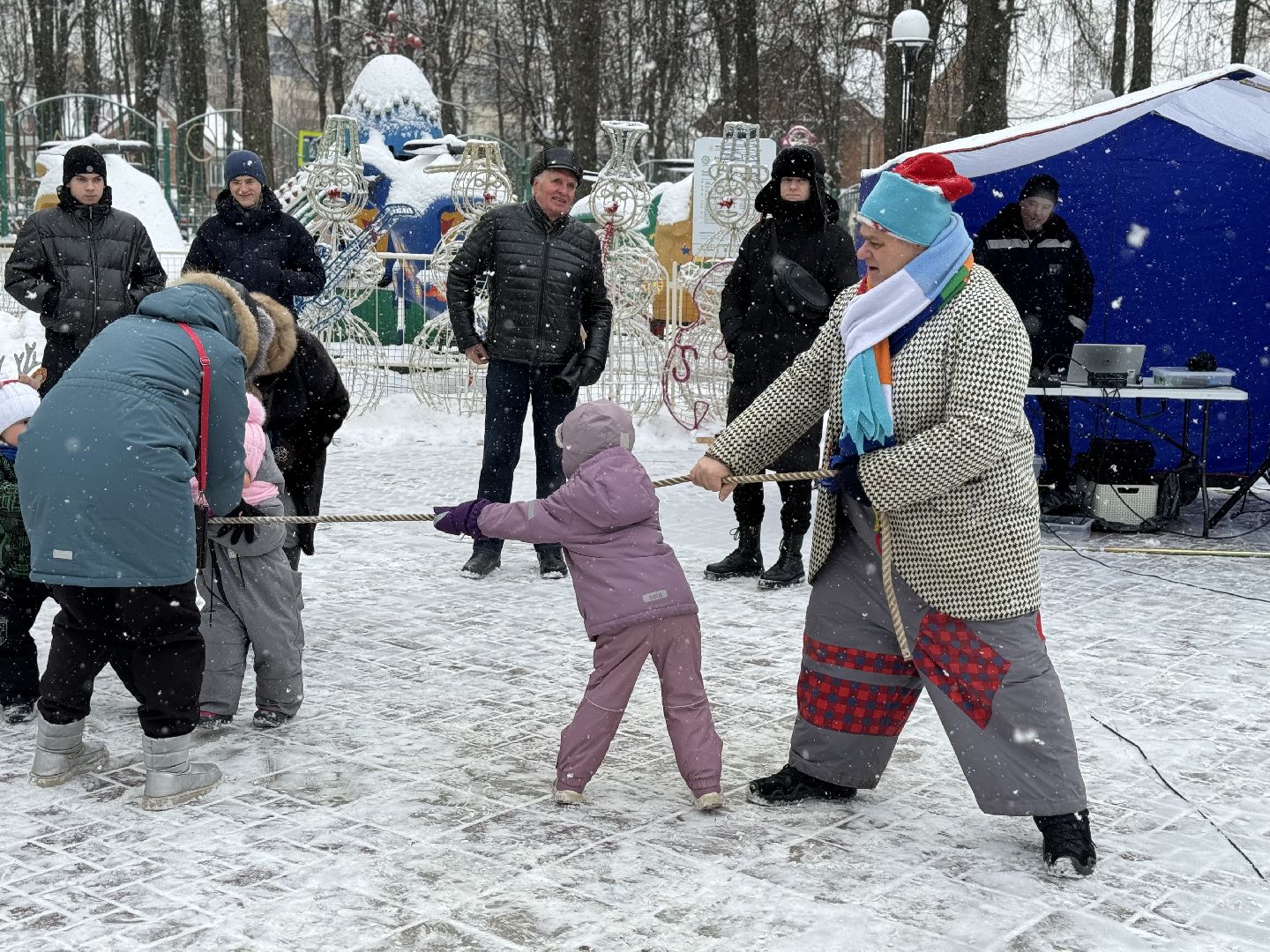 зима в подмомсковье, парки баранки, клоун Алекс, самоварная станция,Новогодняя ярмарка,праздничное мероприятие,