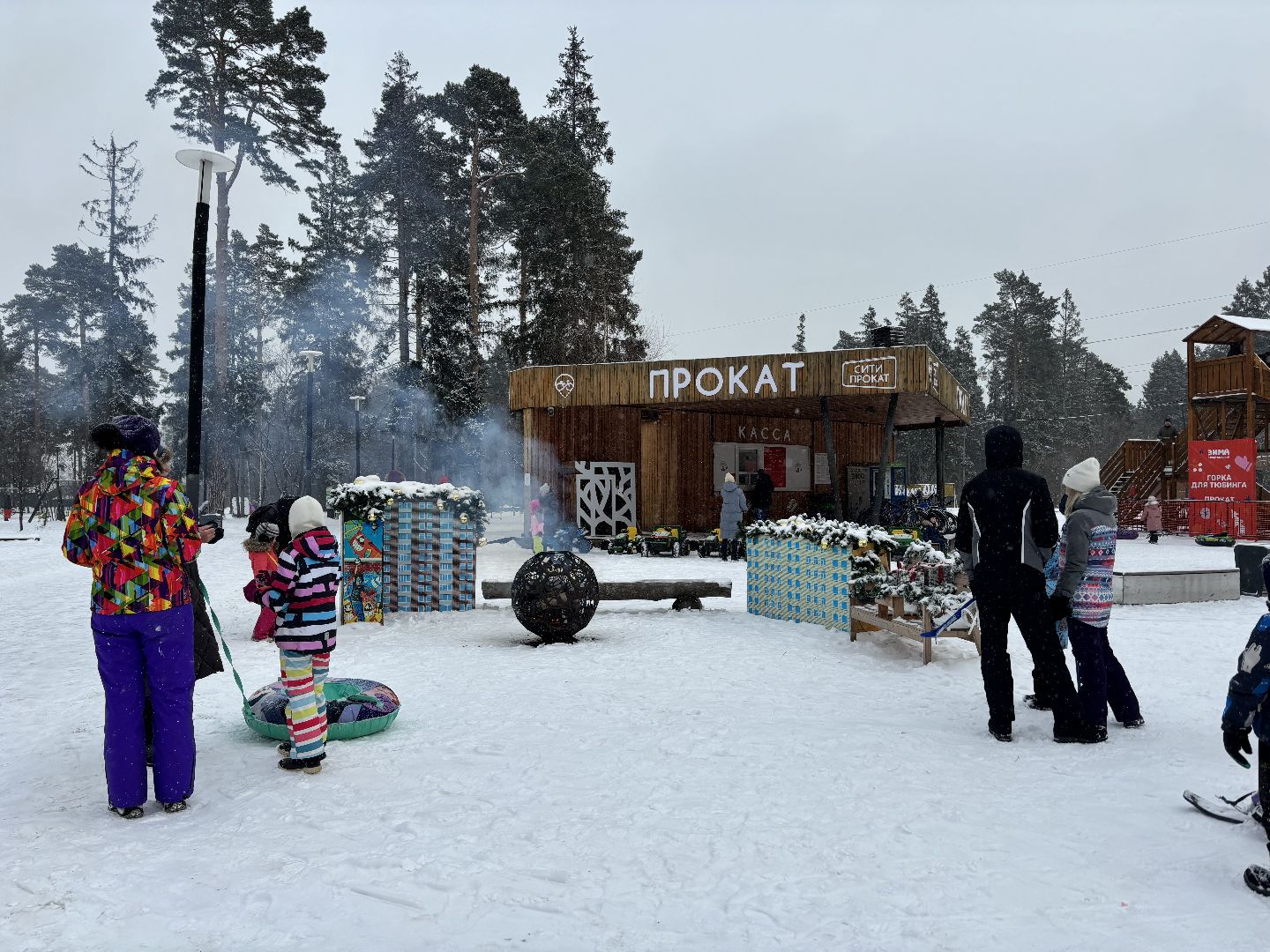 парки балашихи, чай с баранками, акция, вертикалки,