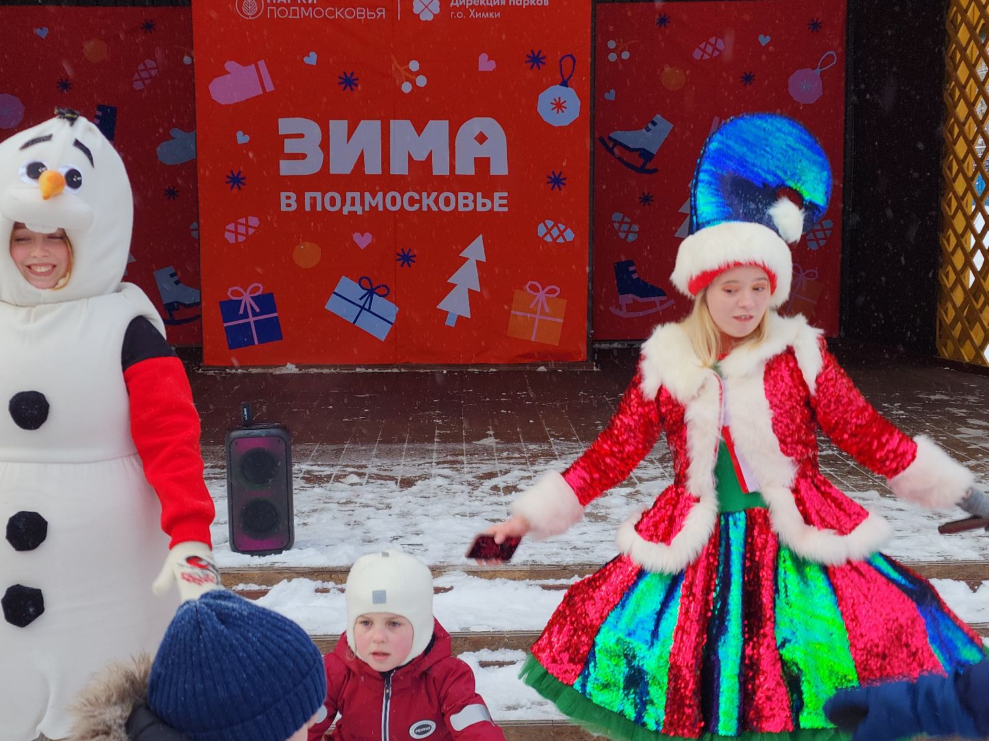 парки, снеговик, новый год, анимация, дети, вертикалки,