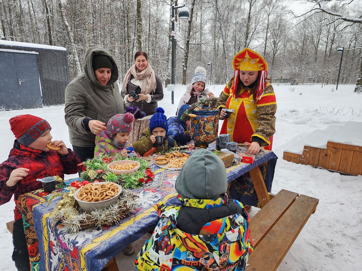 фрязино, лесопарк, чай с баранками, зима в подмомсковье, вертикалки,