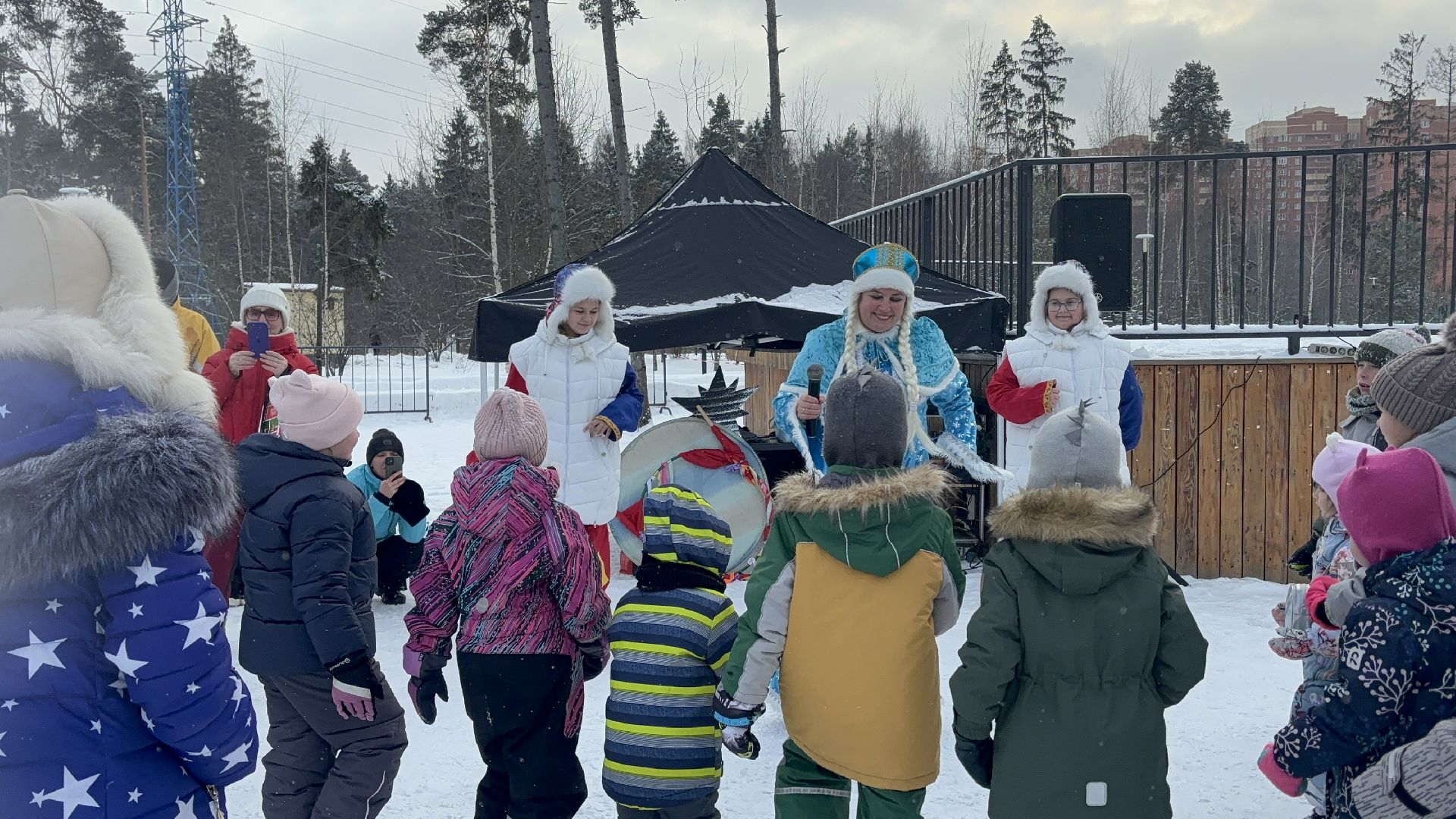 интерактивная игра, дети, танцы, танцы в парке,