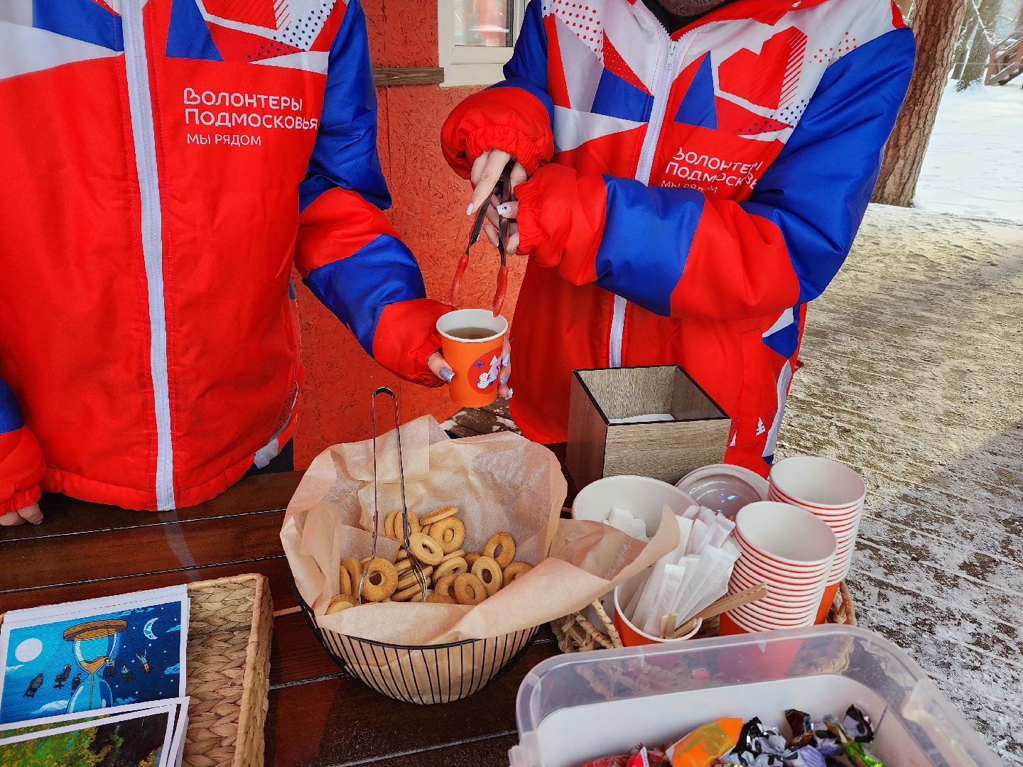 парк, парк пехорка, чай, самовар, самоварная станция, волонтер, волонтеры, волонтеры подмосковья, вертикалки,
