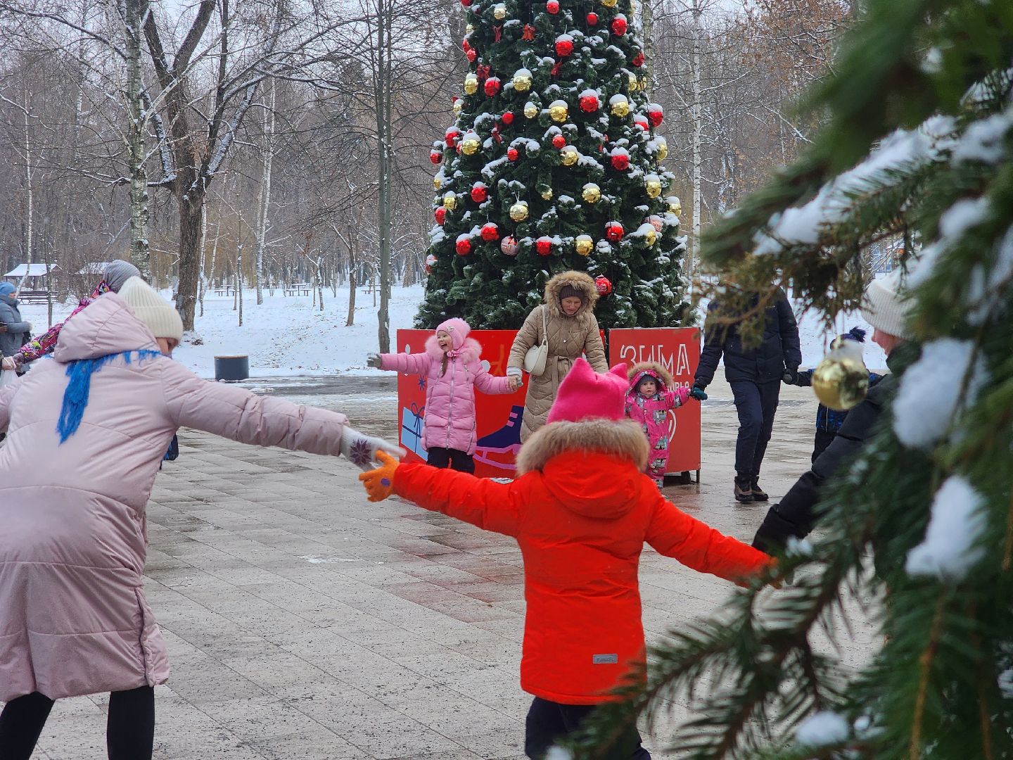 коломна, парки баранки, международный день чая, зима в подмосковье, вертикалка,