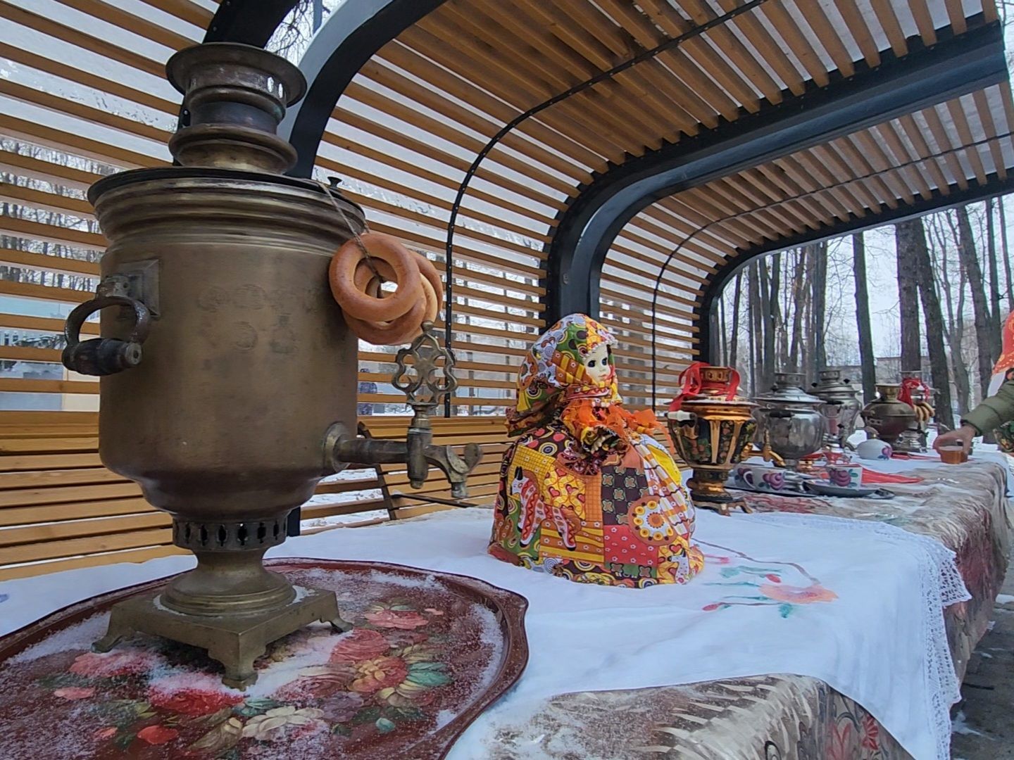 коломна, парки баранки, международный день чая, зима в подмосковье, вертикалка,