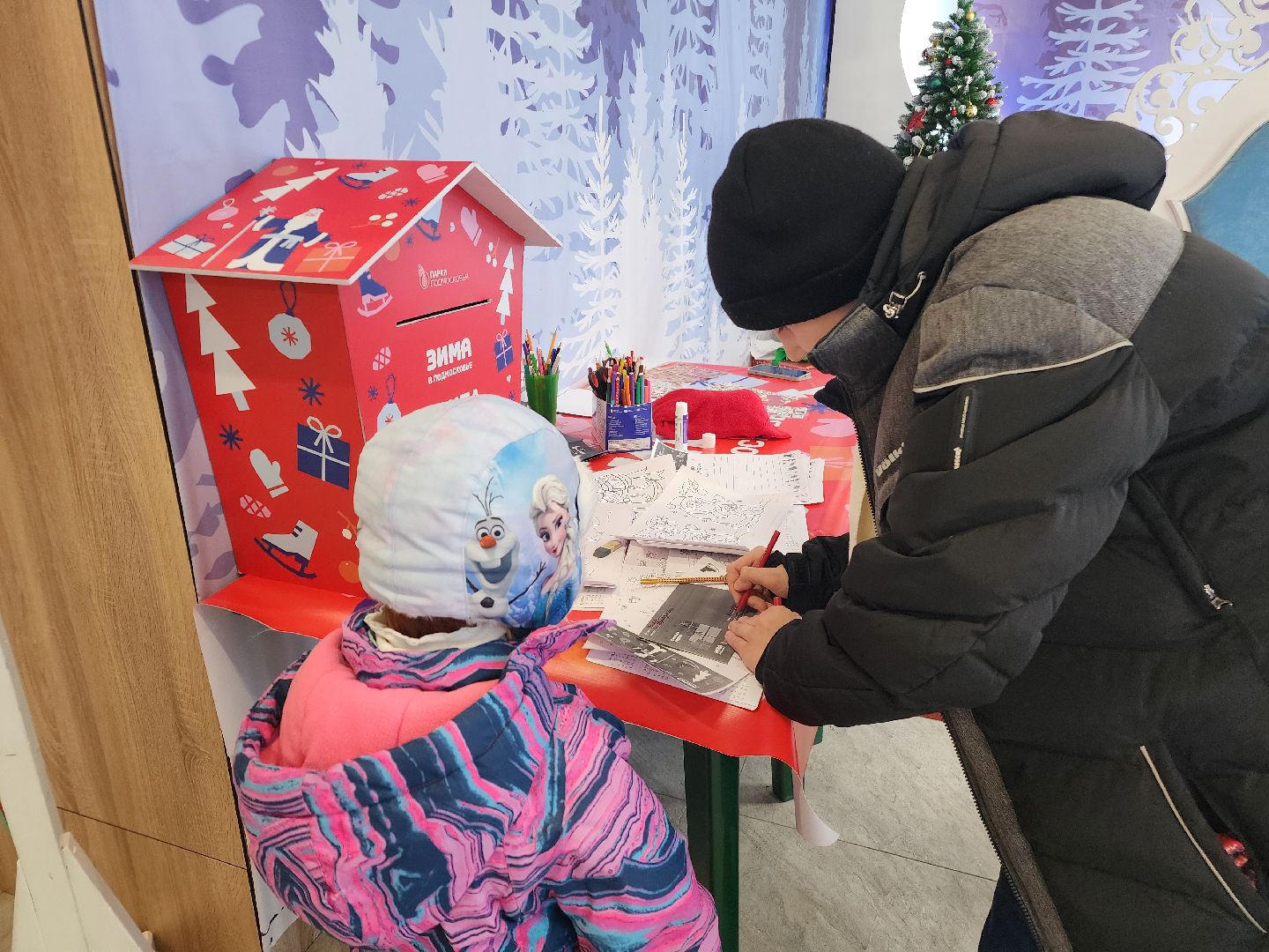 фрязино, резиденция деда мороза, почта деда мороза, лесопарк, письмо деду морозу, вертикалки,