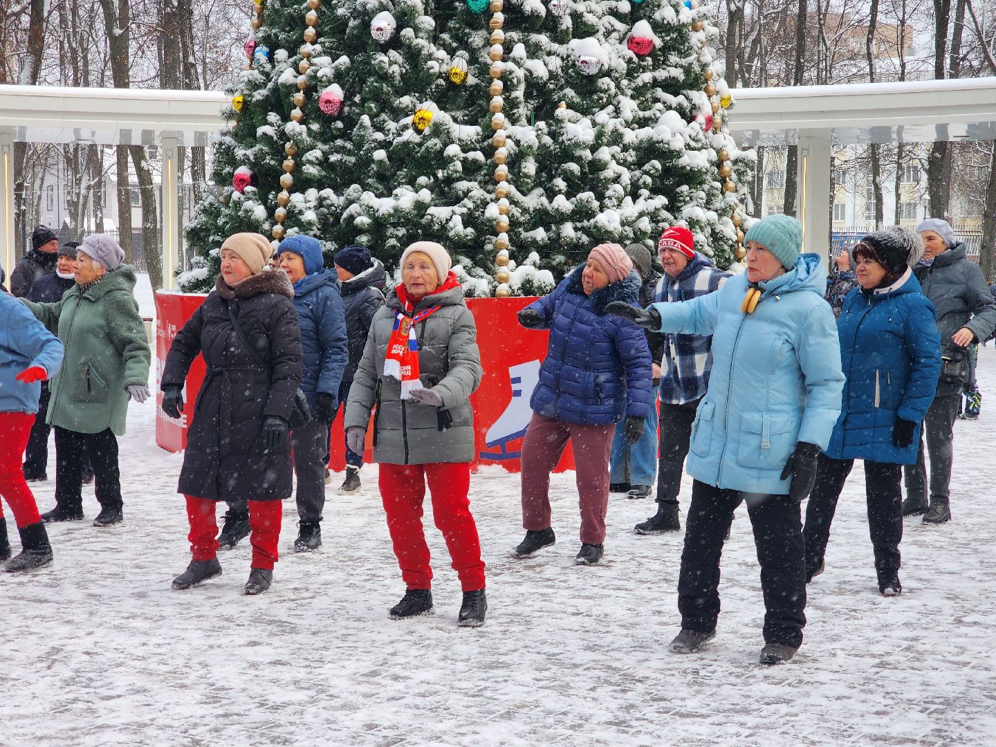 парк талалихина, подольск, активное долголетие, флешмоб,