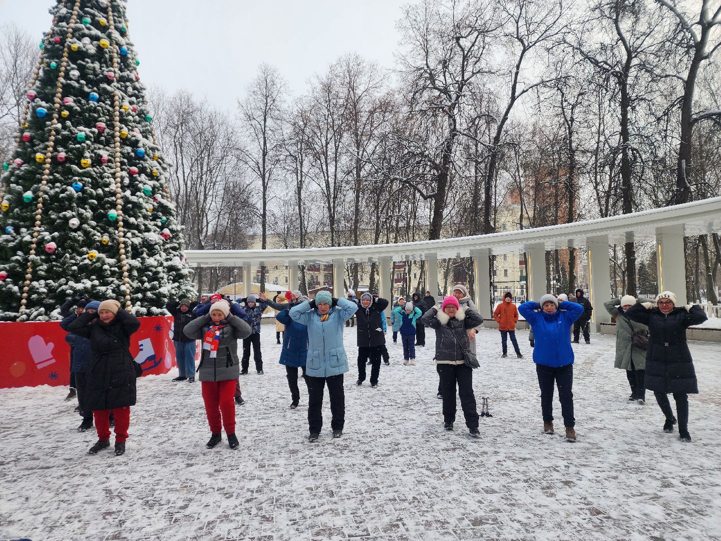 парк талалихина, подольск, активное долголетие, флешмоб,
