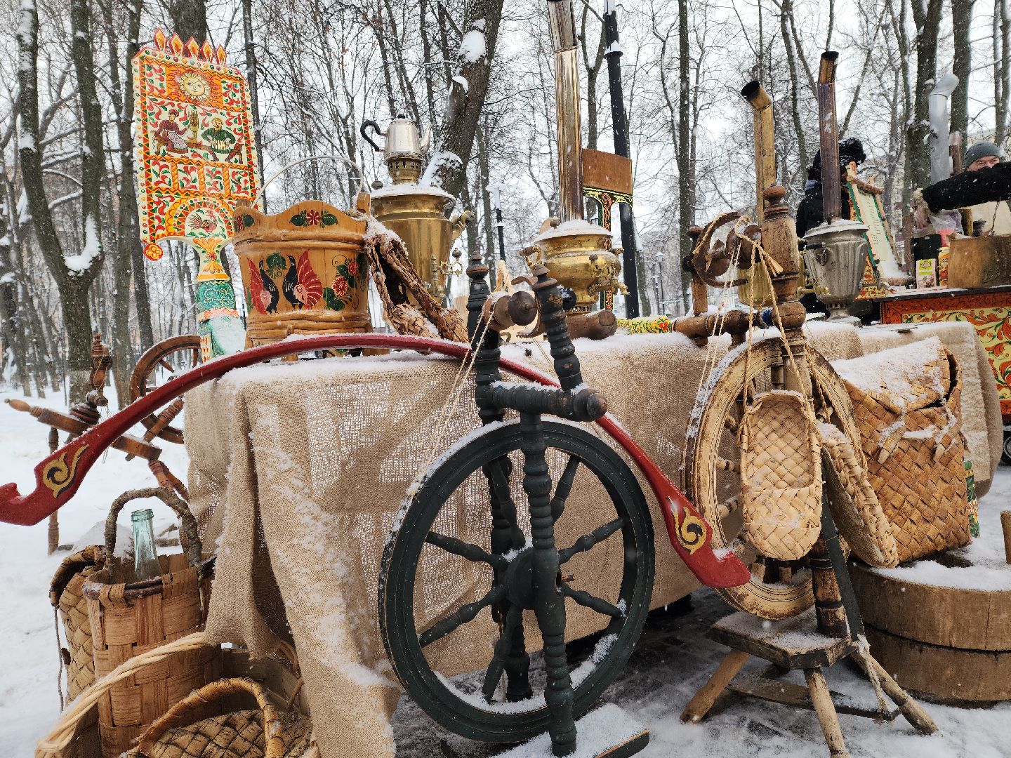 подольск, парк имени талалихина, парки баранки, зима в подмосковье,
