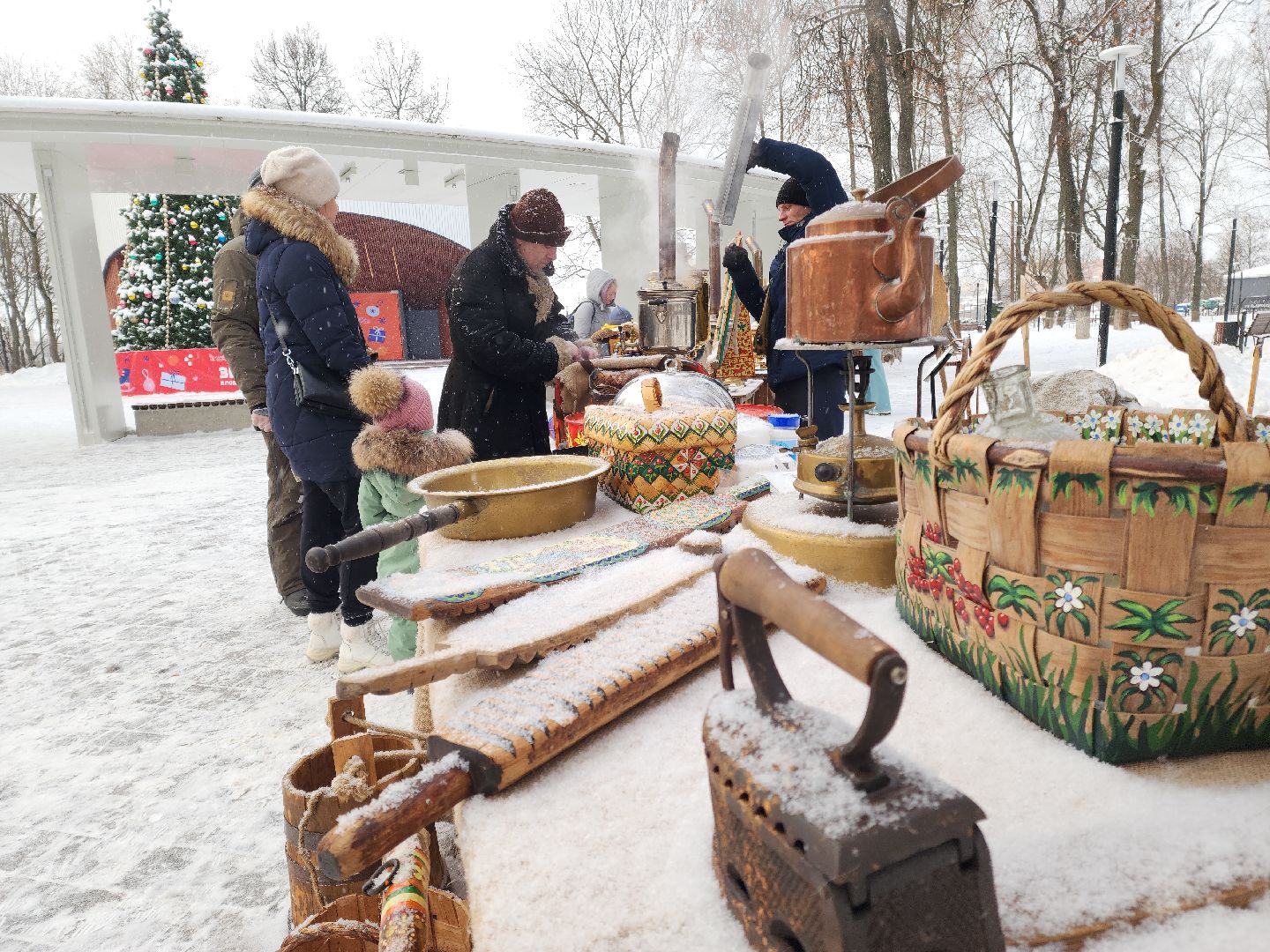 подольск, парк имени талалихина, парки баранки, зима в подмосковье,