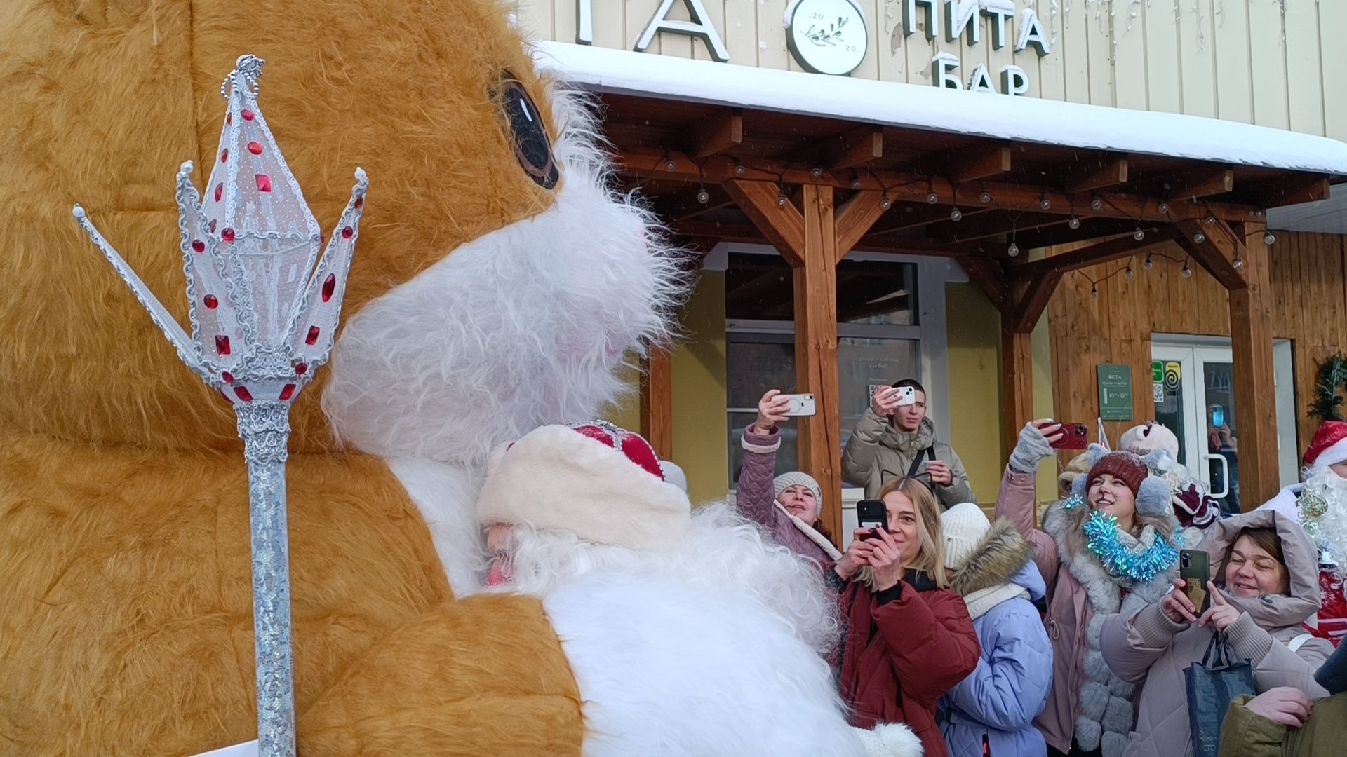 новый год, лобня, дед мороз, вертикалки,