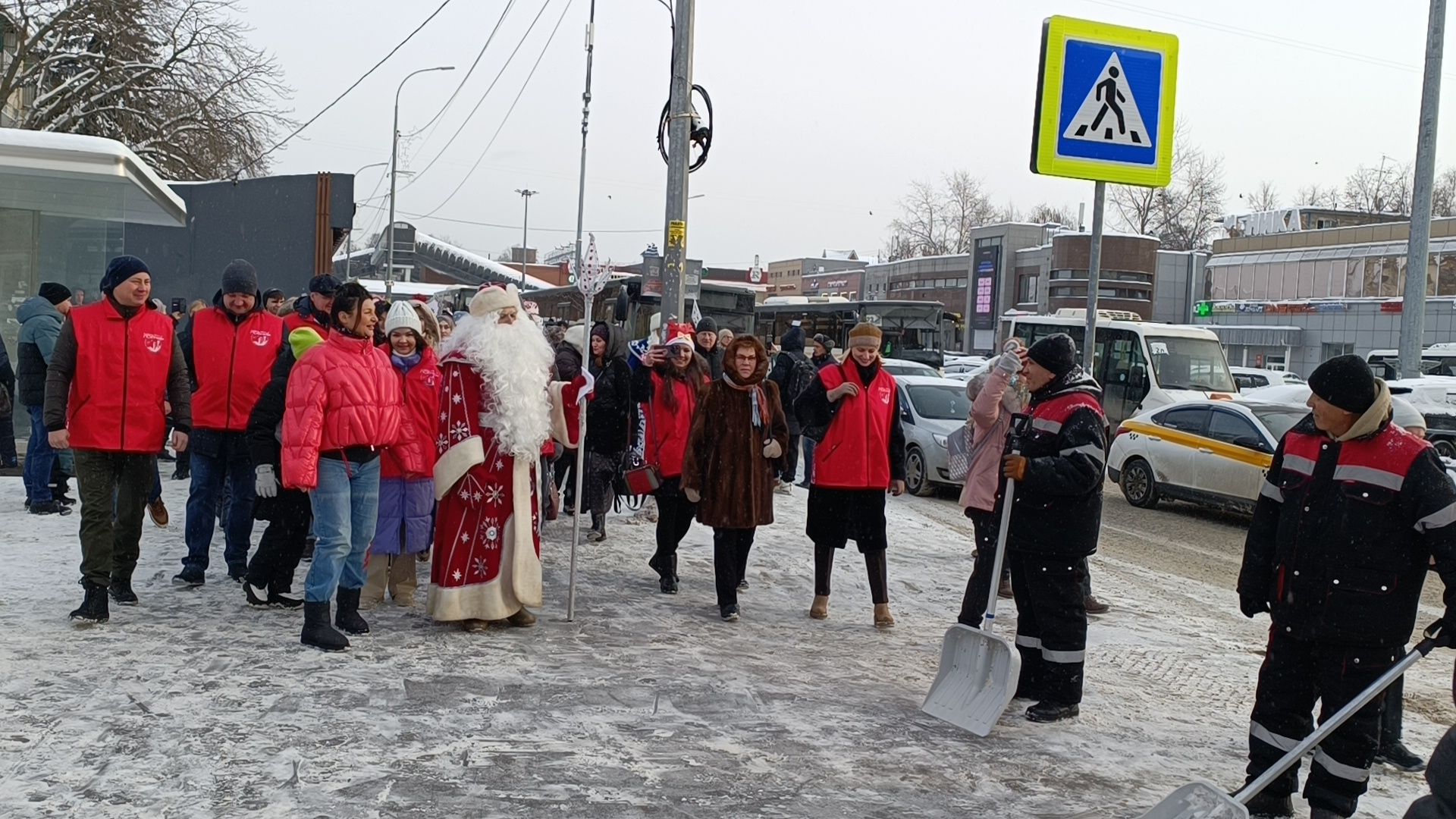 новый год, лобня, дед мороз, вертикалки,