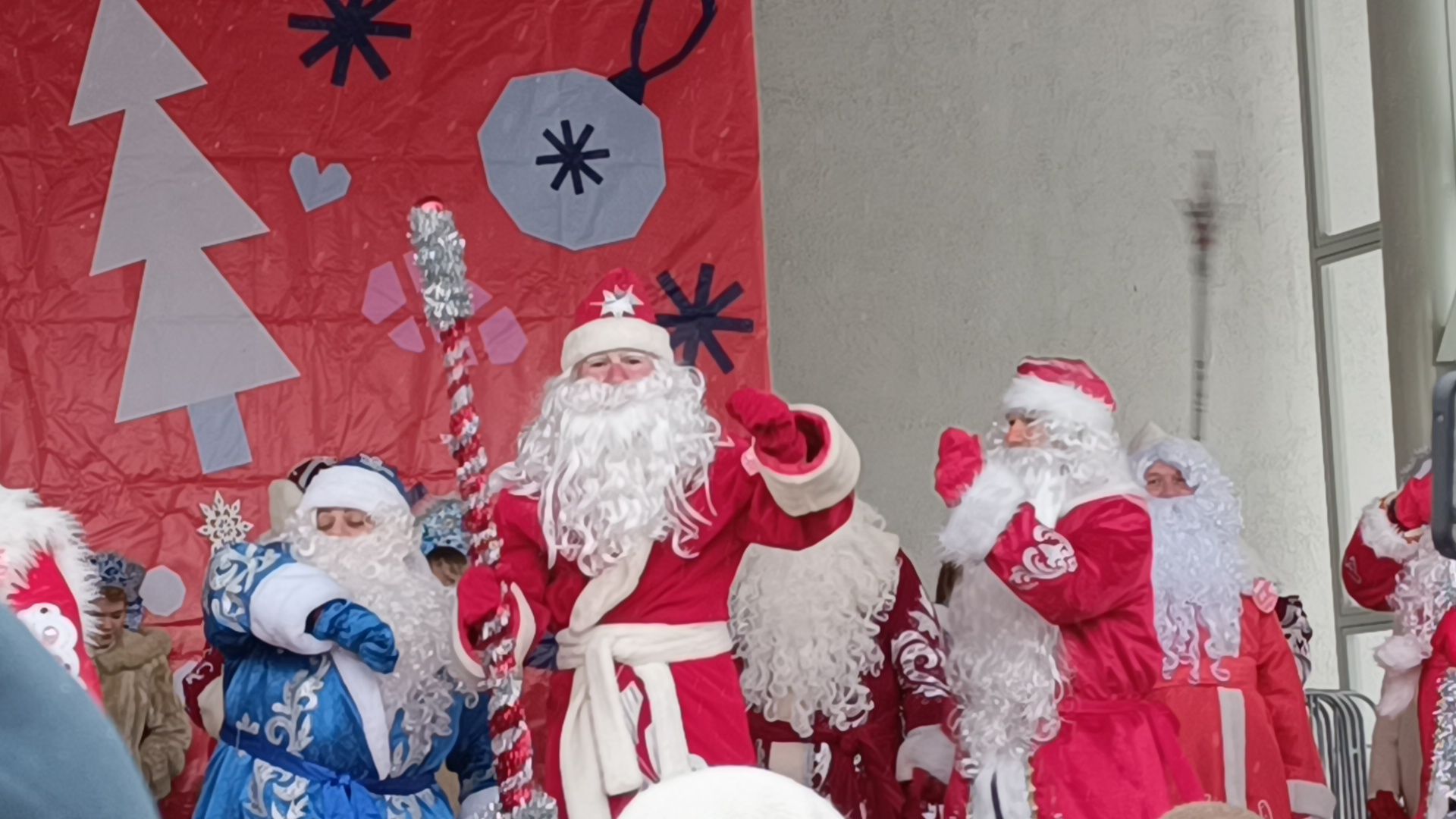 новый год, лобня, дед мороз, вертикалки,