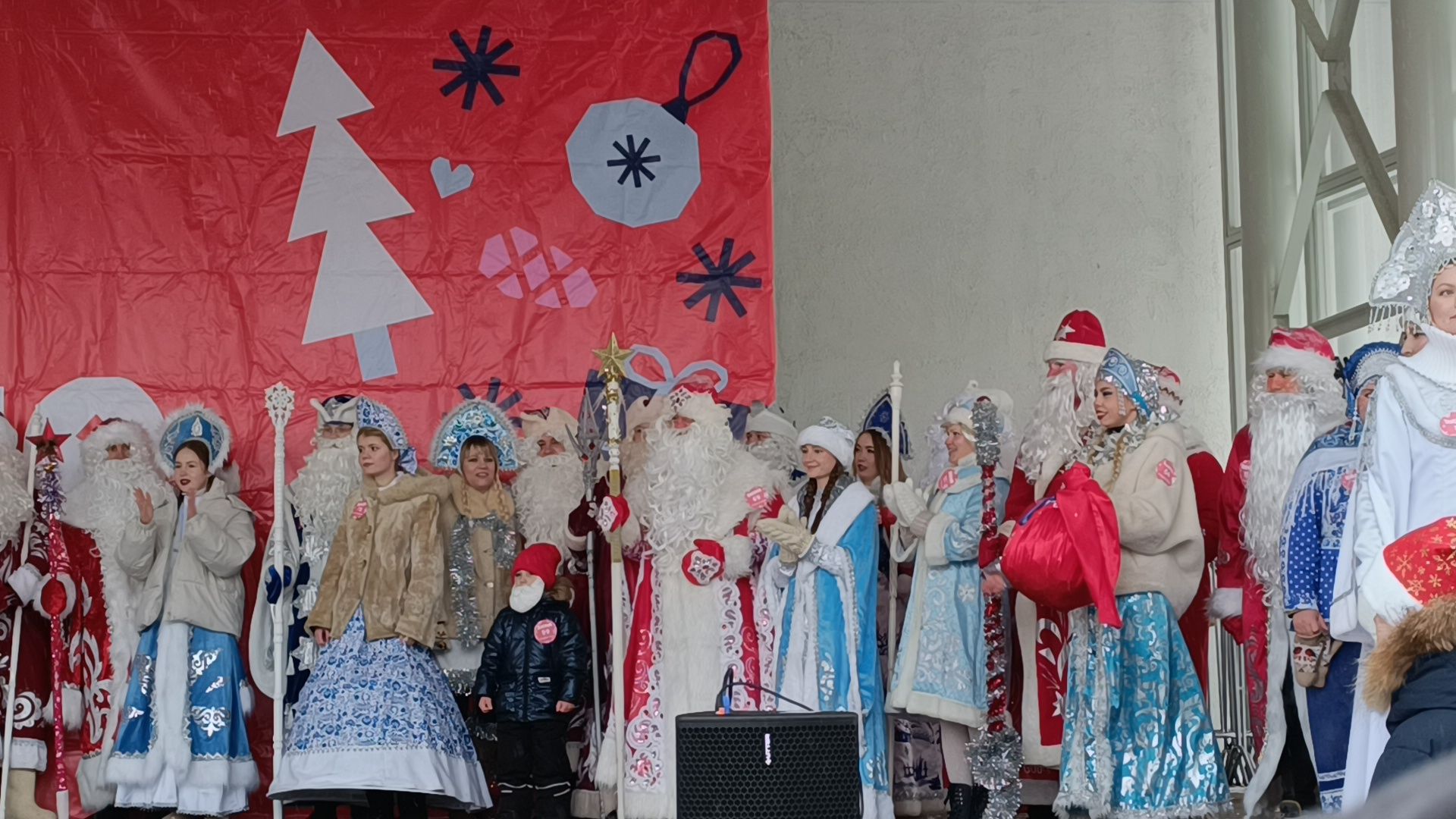 новый год, лобня, дед мороз, вертикалки,