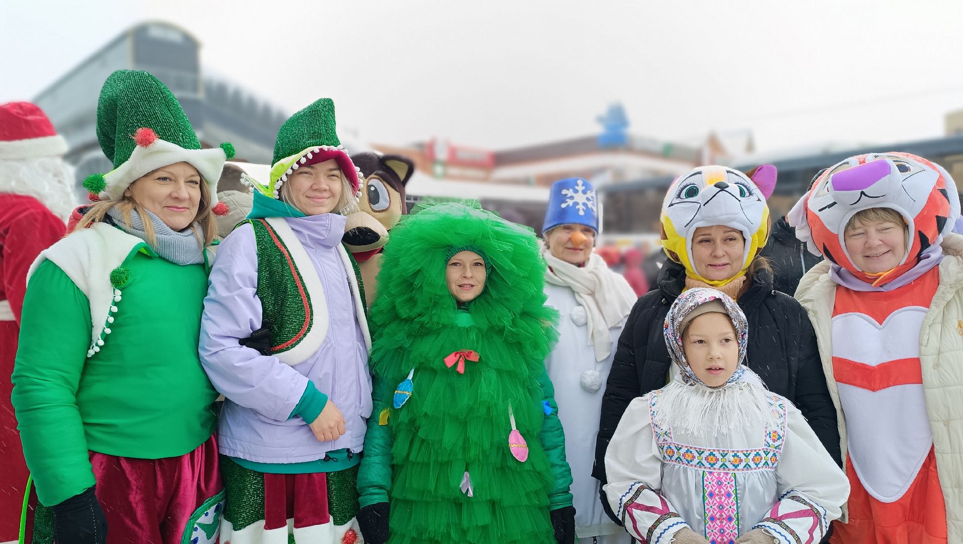 новый год, лобня, дед мороз, вертикалки,