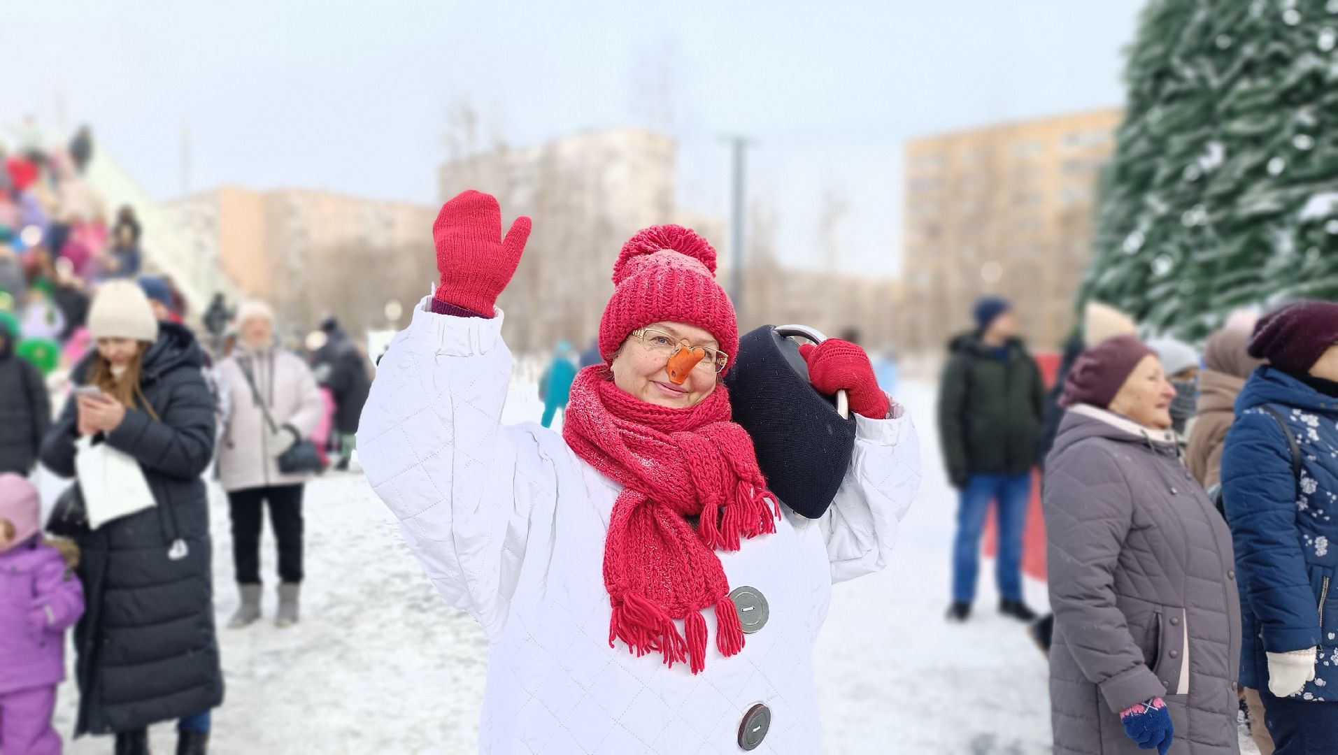 новый год, лобня, дед мороз, вертикалки,