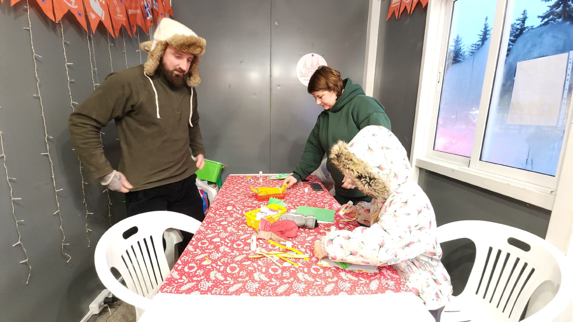 вертикалки, пушкино, мастер класс, дети, аппликация, новогоднее настроение, новый год, дети и родители,