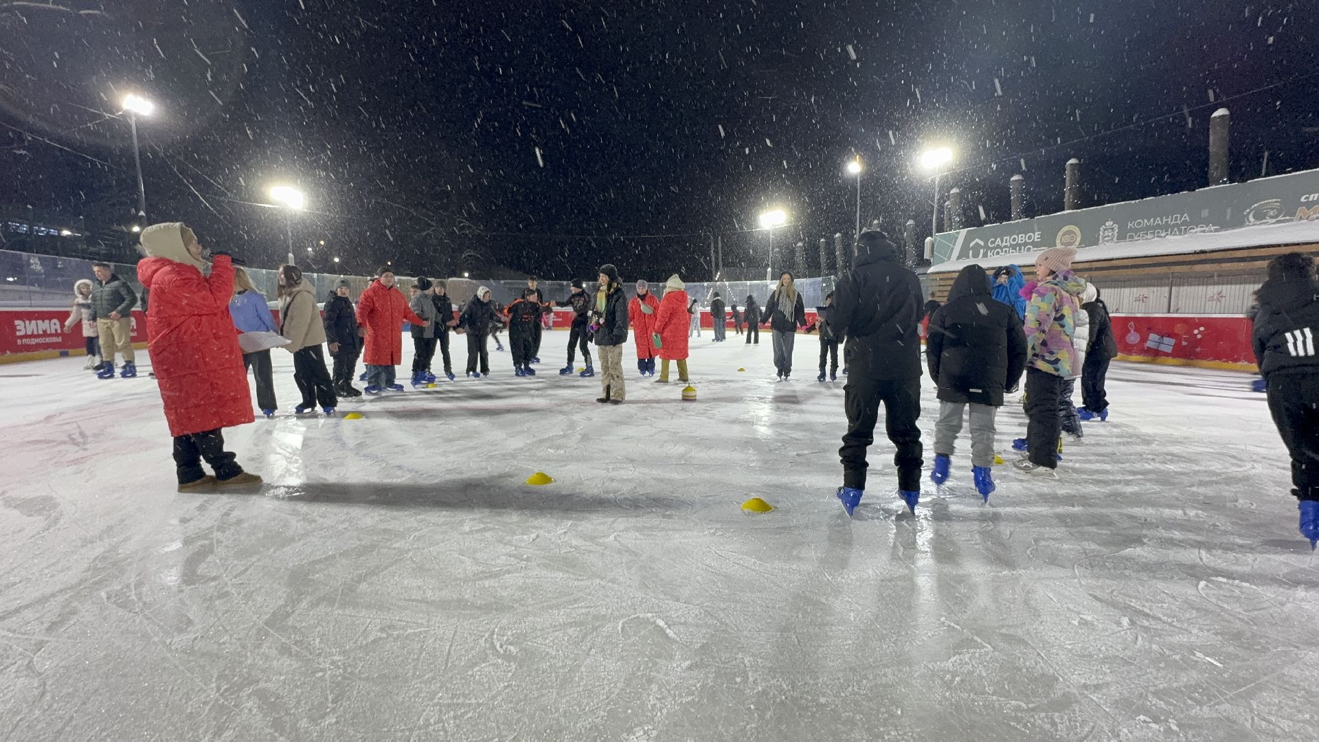 Солнечногорск, Дискотека на льду, Каток, вертикалки, Жители,