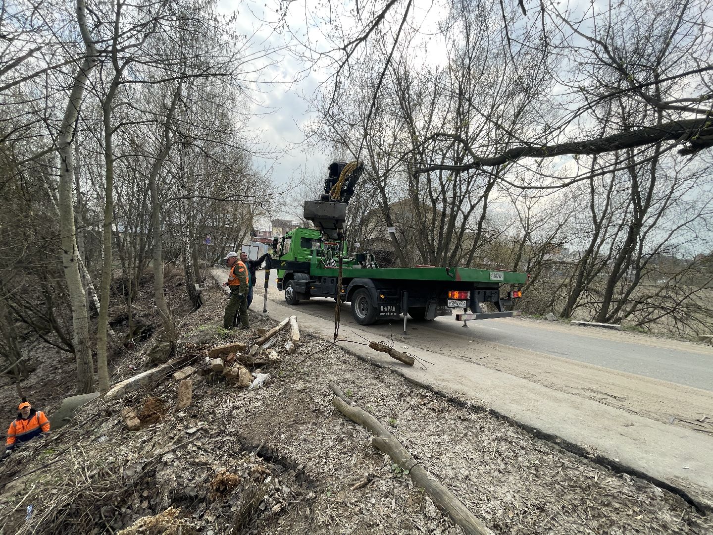 Ромашково, Одинцово, Добродел, река, Чаченка, очистка, экология, мусор,