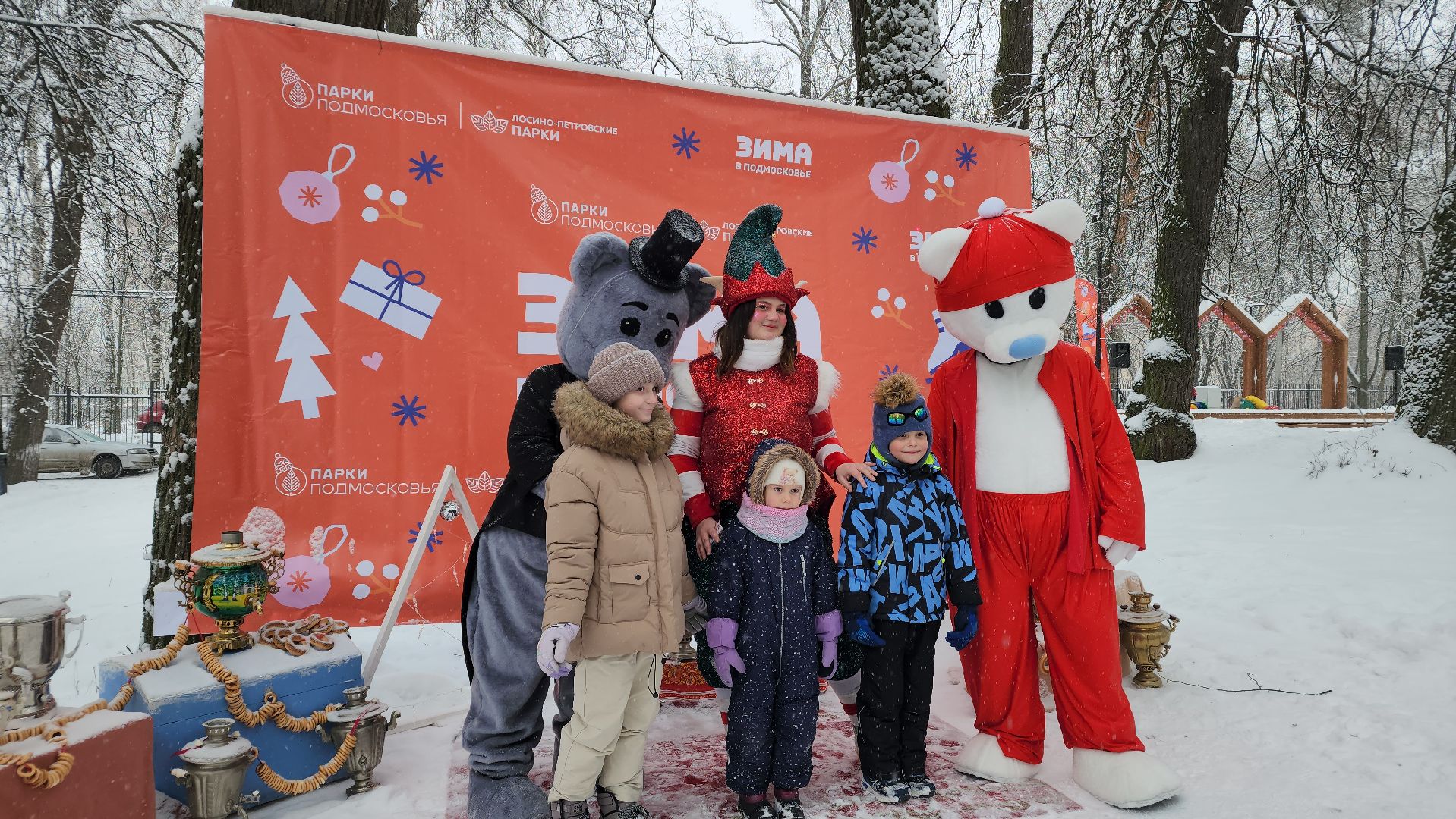 парки Подмосковья, Зима в Подмосковье, Лосино-Петровский,