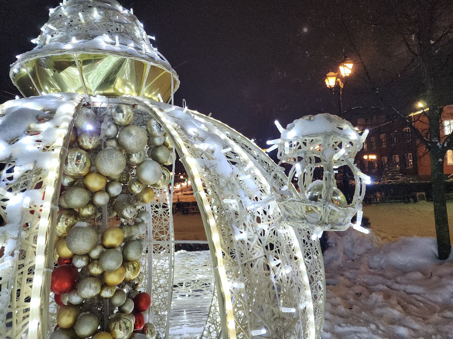 подольск, новый год, украшение округа, благоустройство,