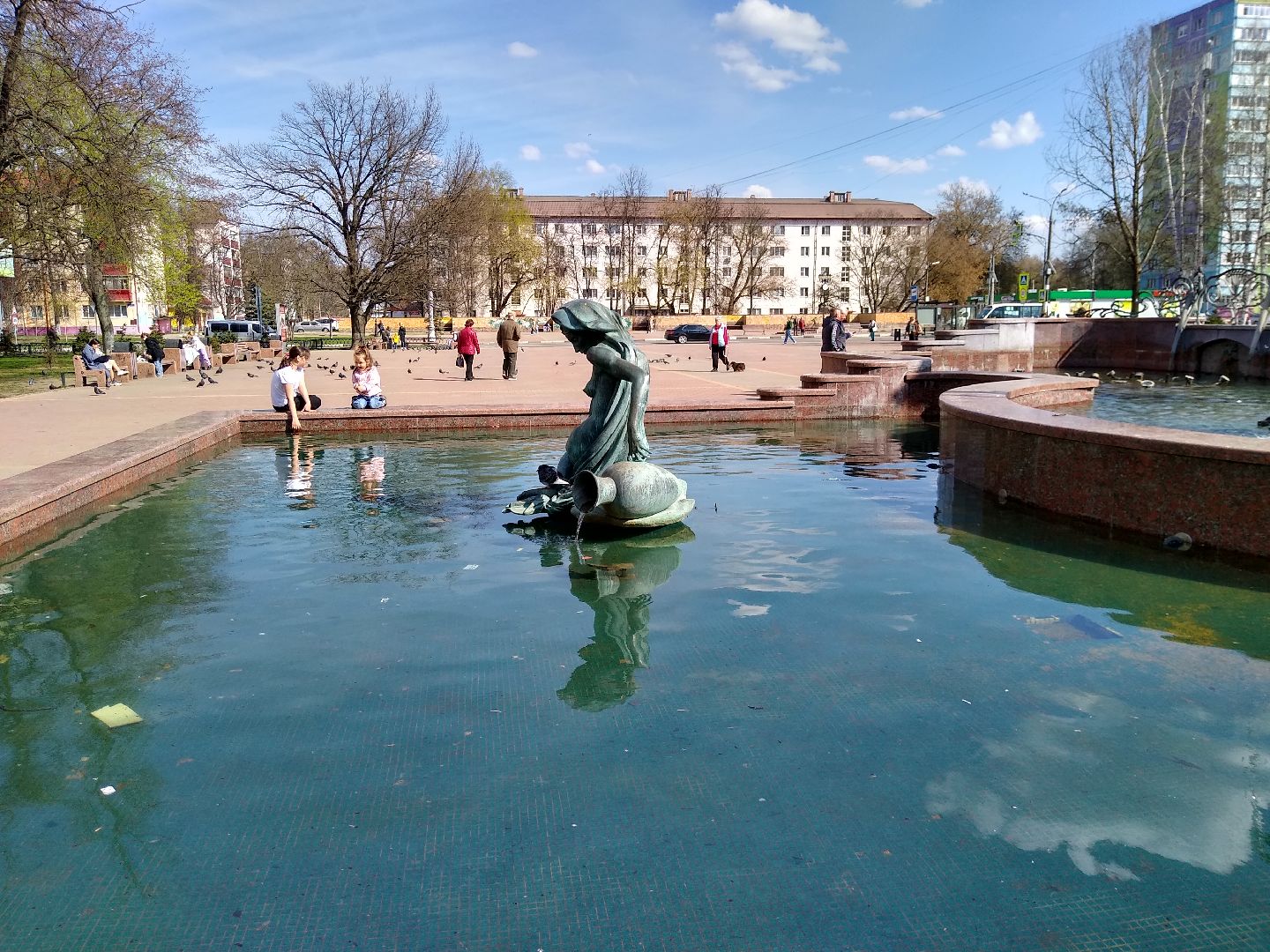 Раменское, благоустройство, фонтан