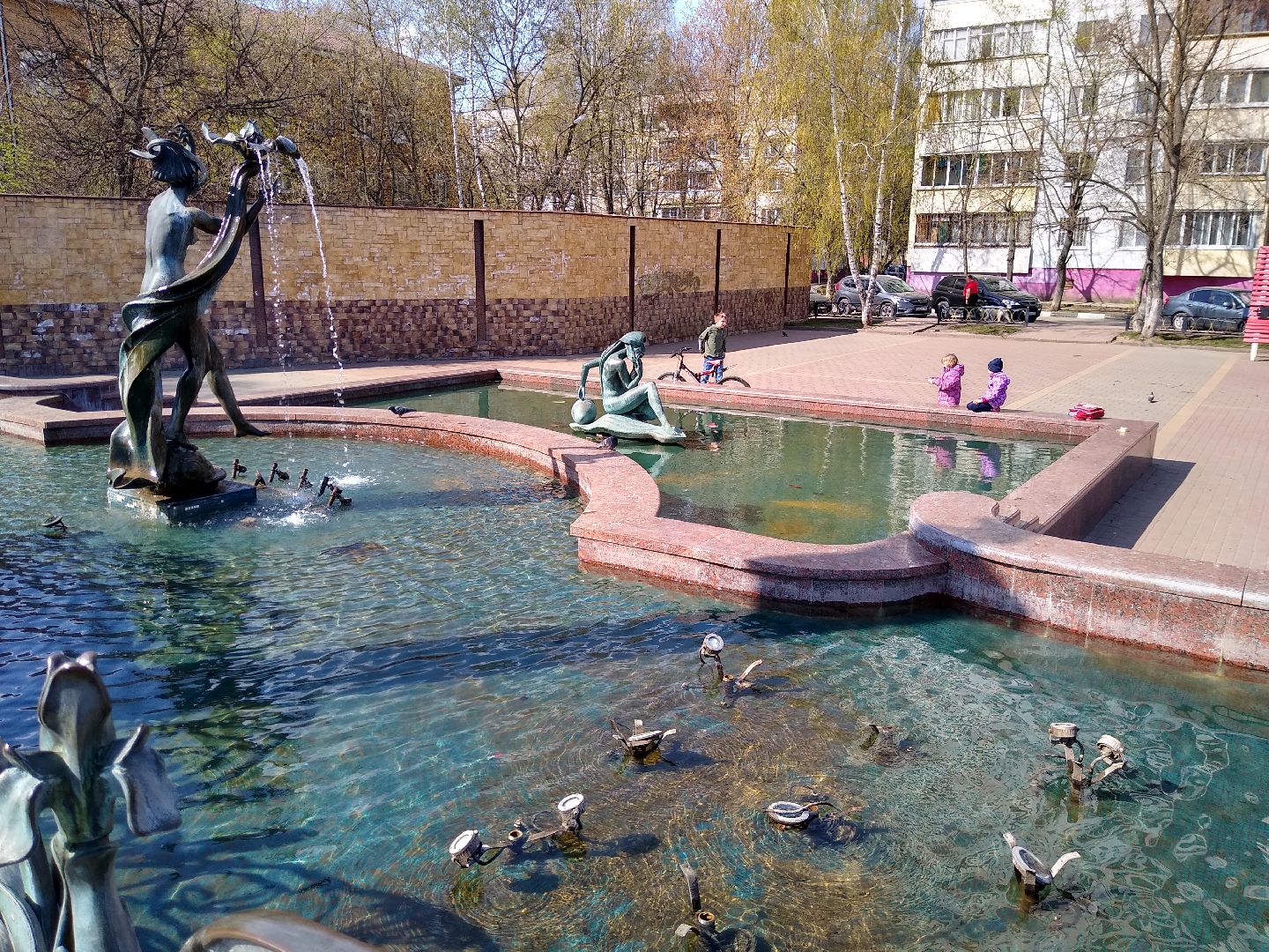 Раменское, благоустройство, фонтан