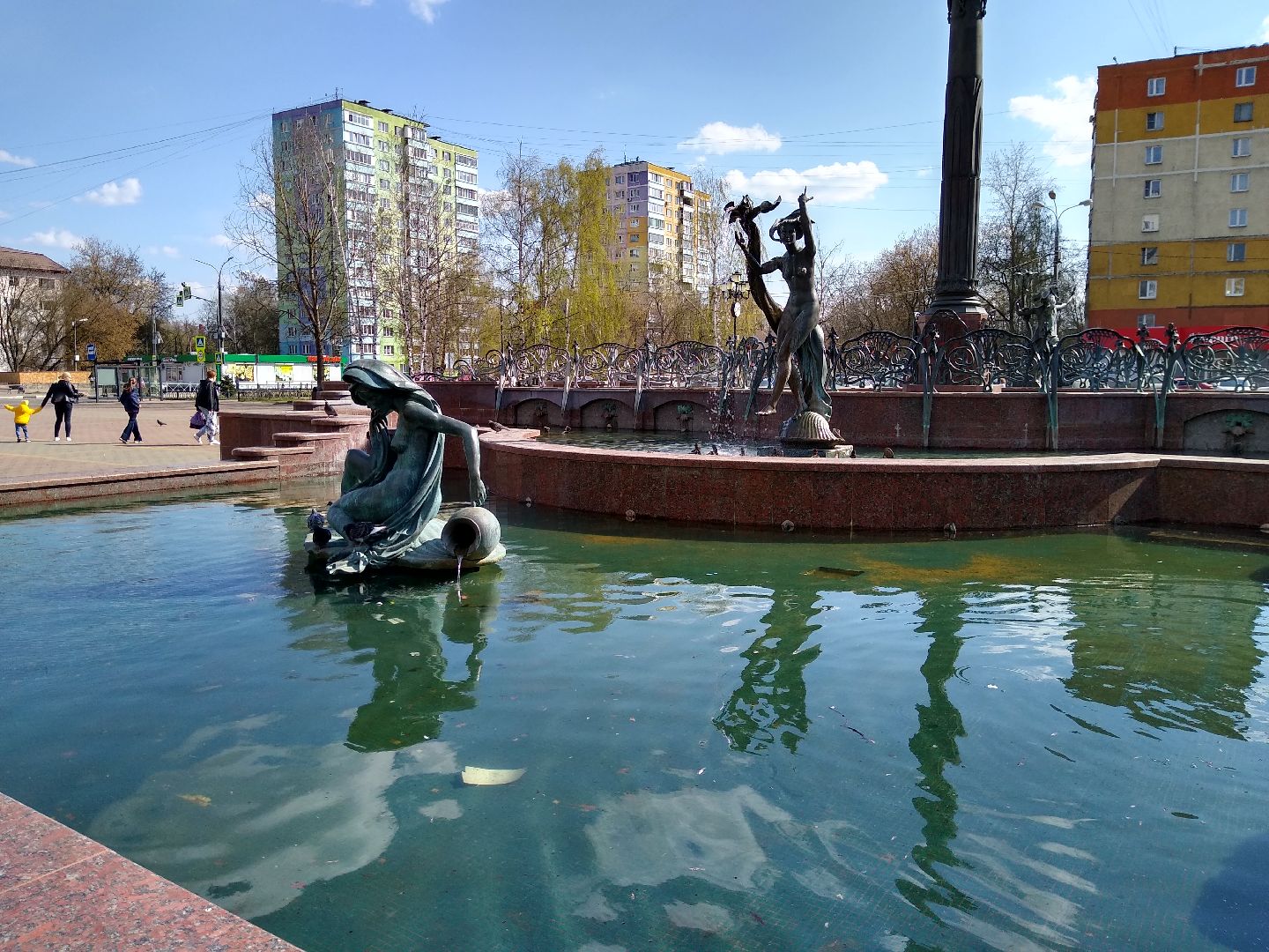 Раменское, благоустройство, фонтан