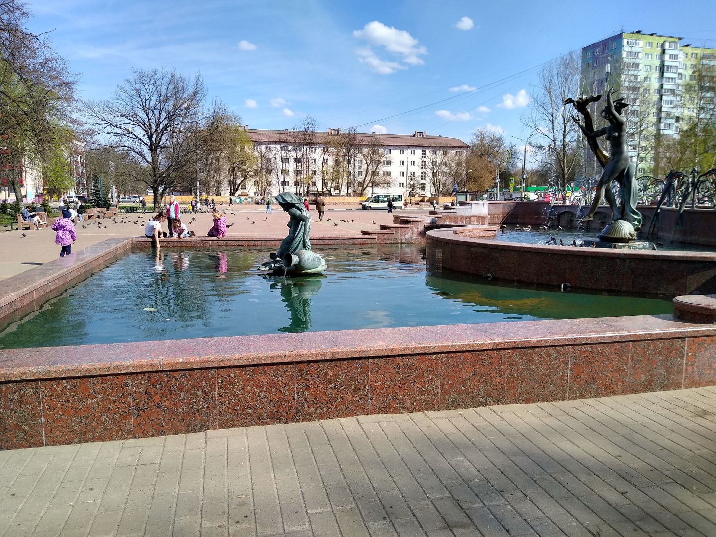 Раменское, благоустройство, фонтан