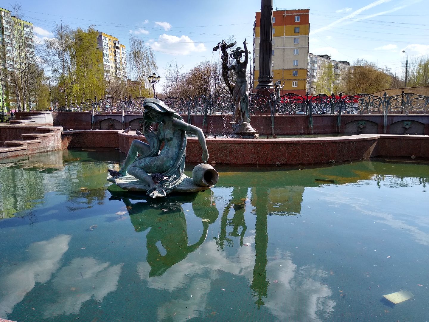 Раменское, благоустройство, фонтан