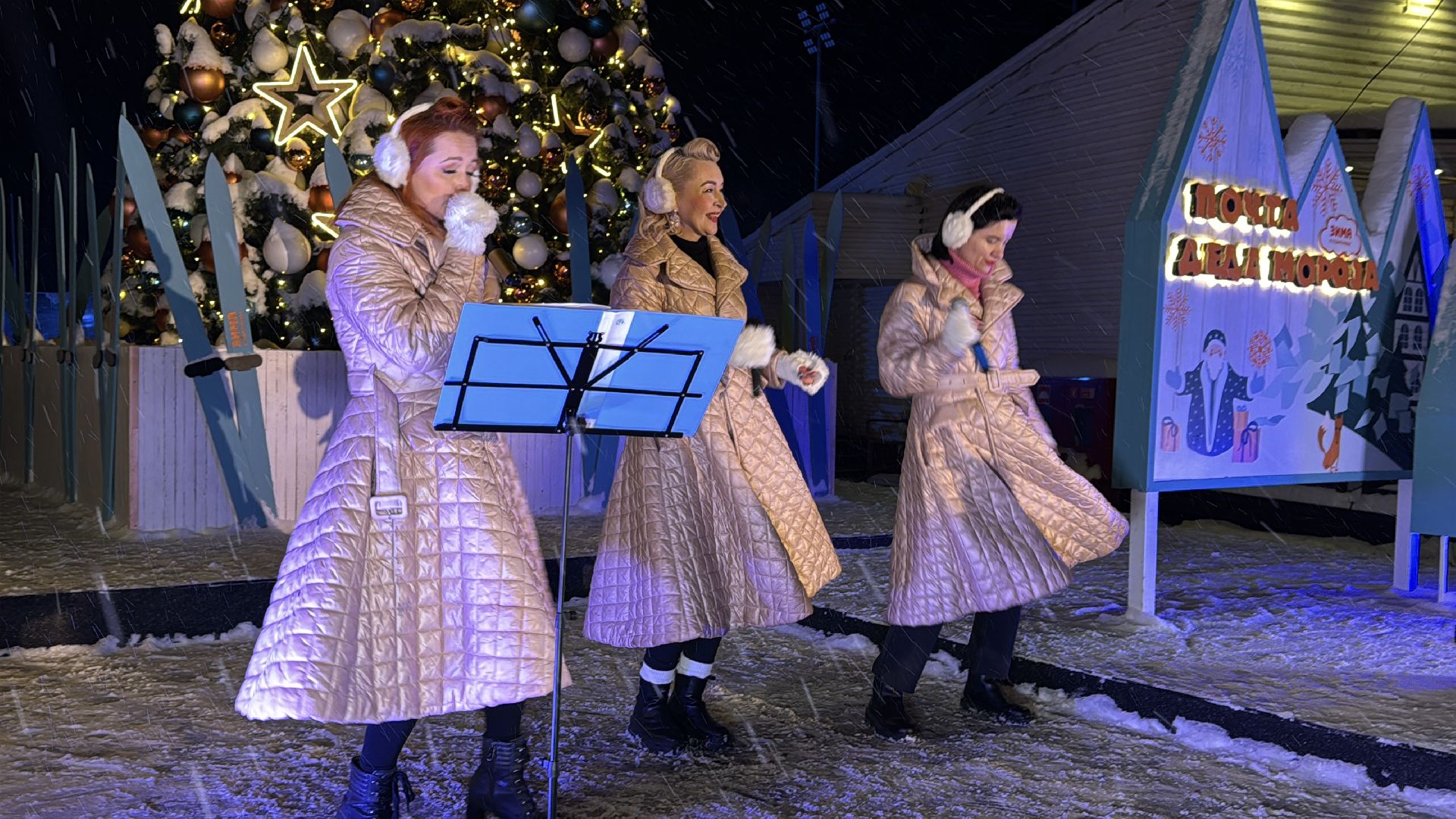 одинцовский парк культуры спорта и отдыха, ледовое шоу, зима в Подмосковье, вертикалка, вертикальное видео,