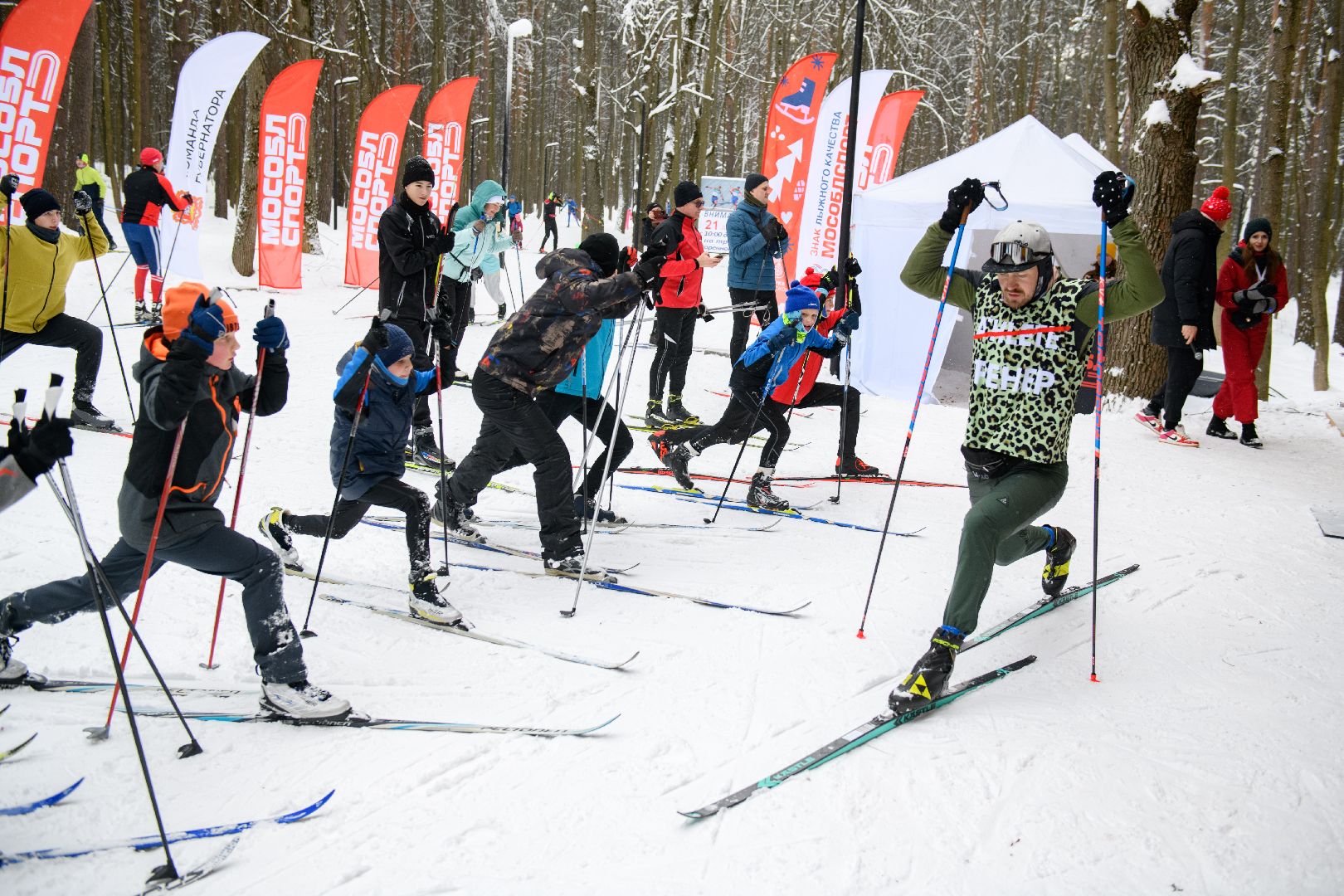 лыткарино, спорт, лыжные гонки, тренируйся со звздами,