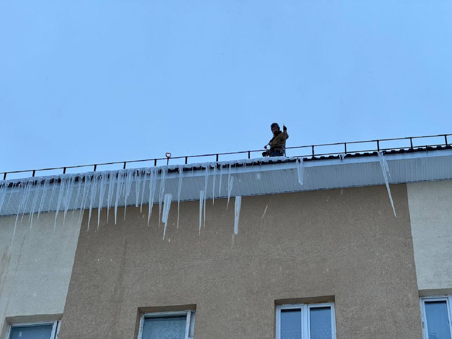 сосульки, городской округ восход, зима, вертикалки,